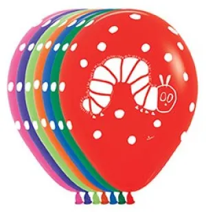 11 inch Sempertex The Very Hungry Caterpillar??? Latex Balloons Licensed 50ct