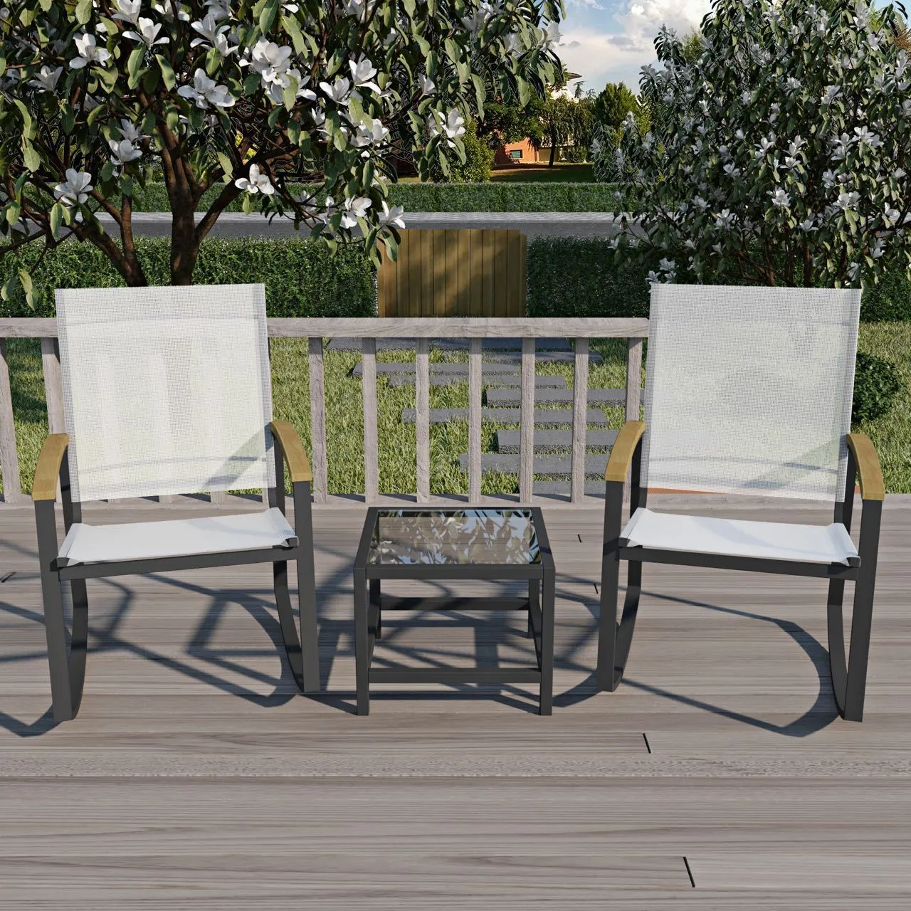 3pcs Patio Set for Outdoor