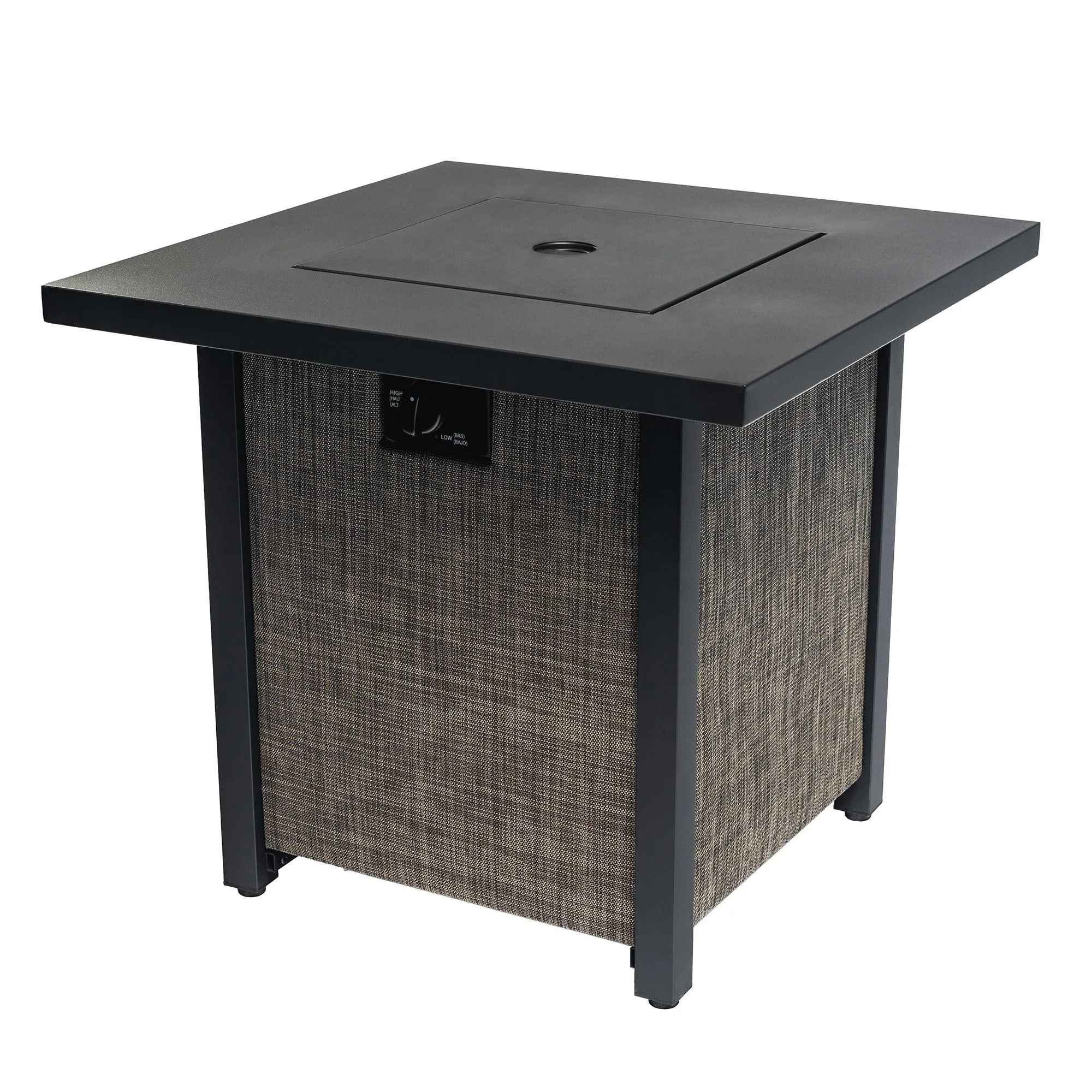 40000BTU Square Propane Fire Pit Table