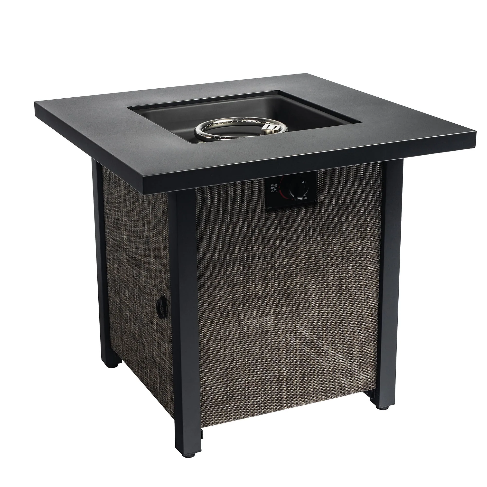 40000BTU Square Propane Fire Pit Table