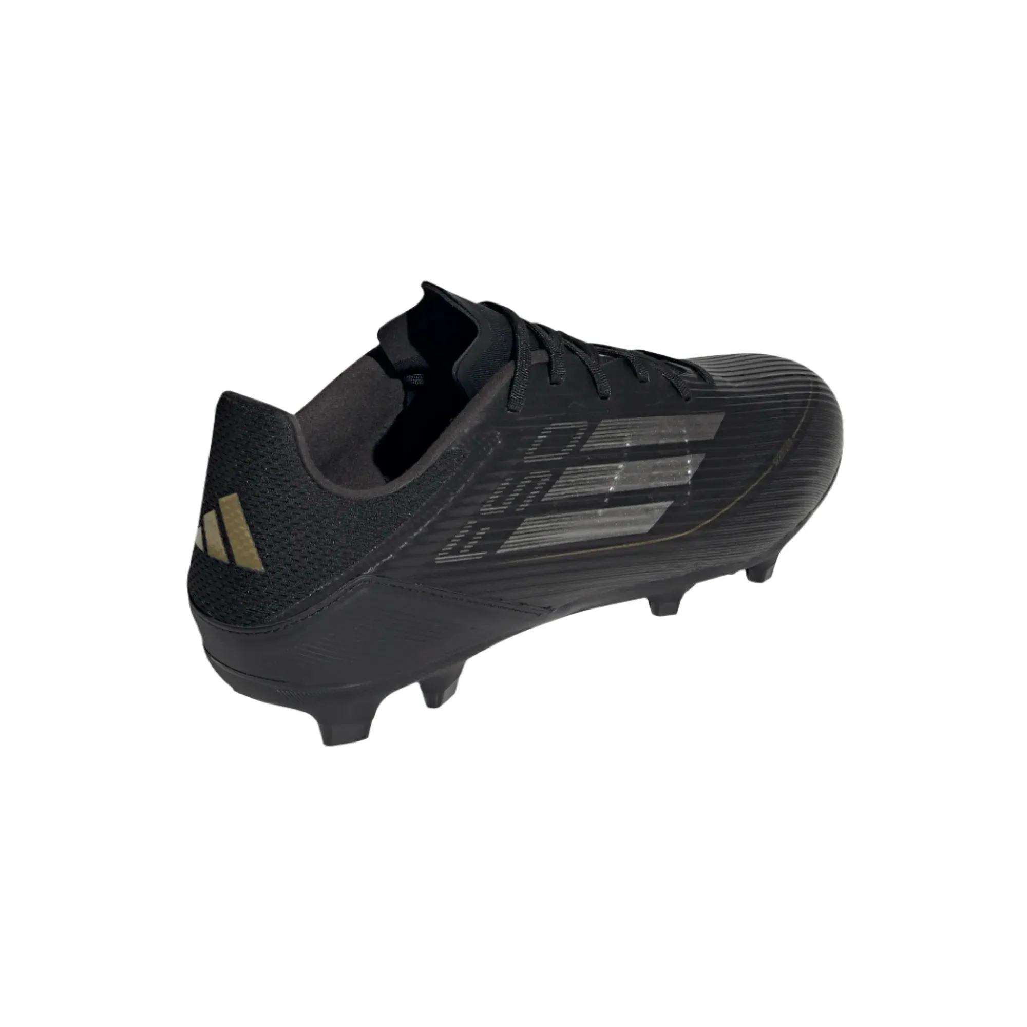 Adidas Adults Football Boot F50 League FG/MG Core Black/Iron Metallic/Gold Metallic