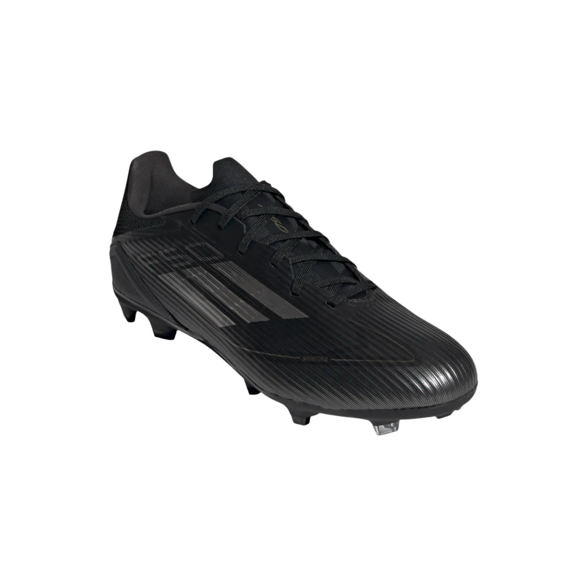 Adidas Adults Football Boot F50 League FG/MG Core Black/Iron Metallic/Gold Metallic