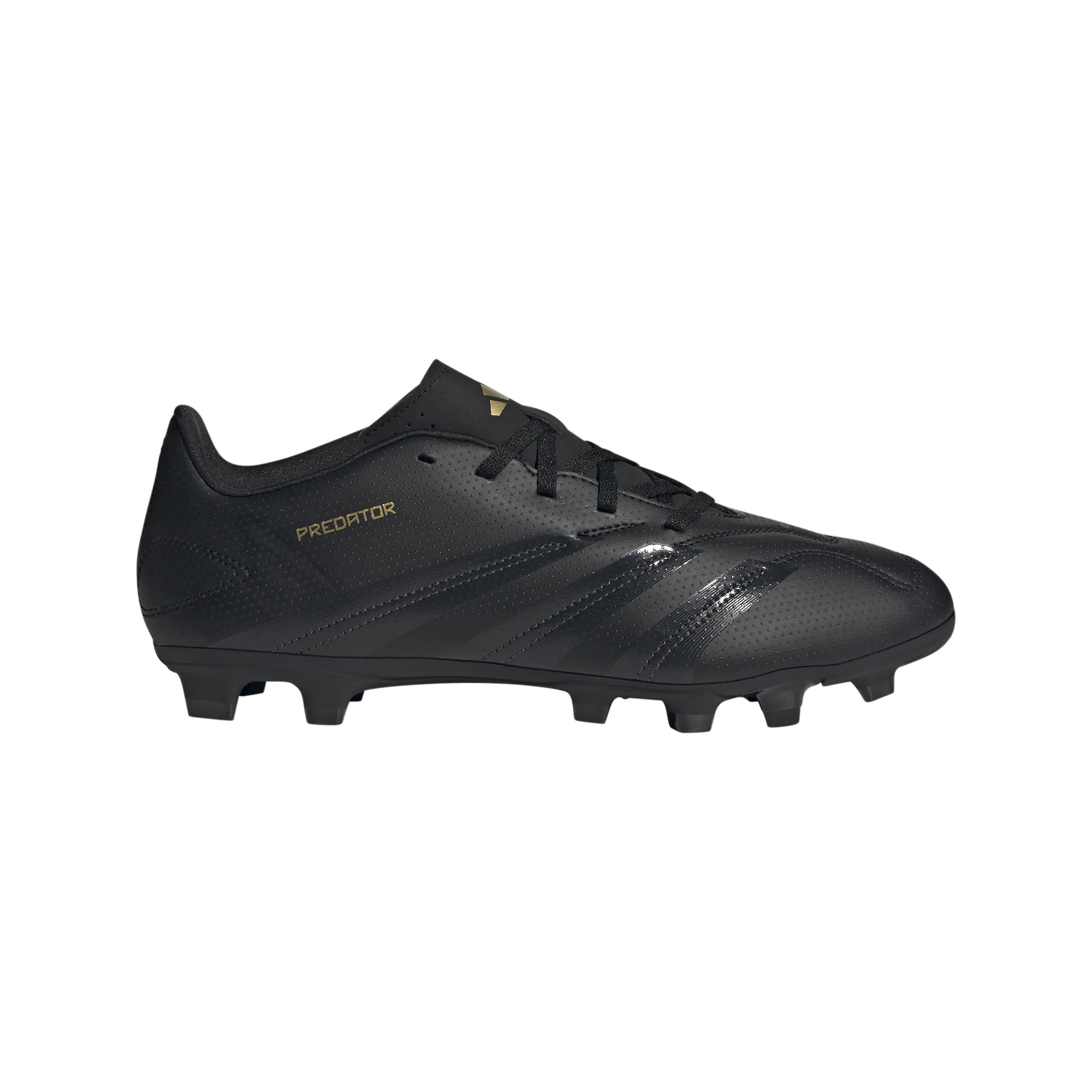 Adidas Adults Football Boot Predator Club FxG Black/Carbon/Gold Metallic