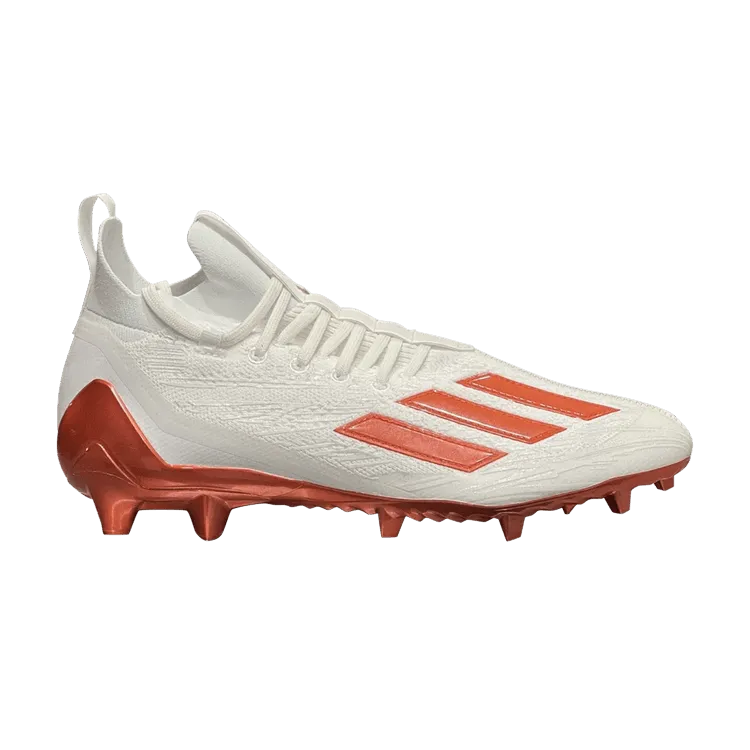 Adizero 12.0 Primeknit Cleats 'White Orange'