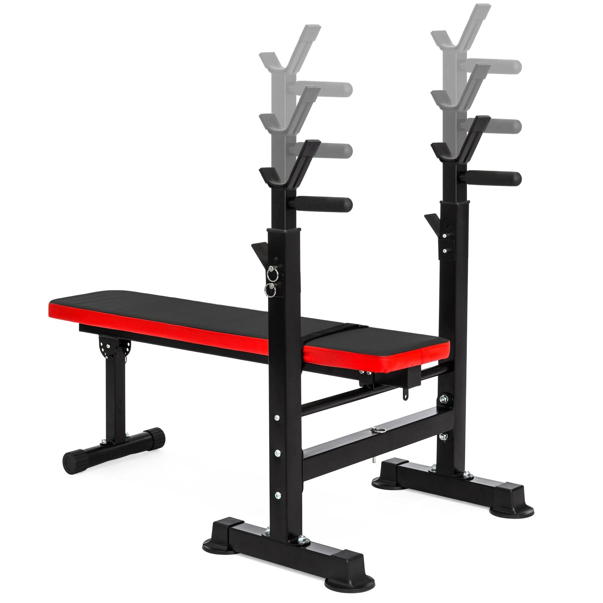 Adjustable Barbell Rack and Weight Bench