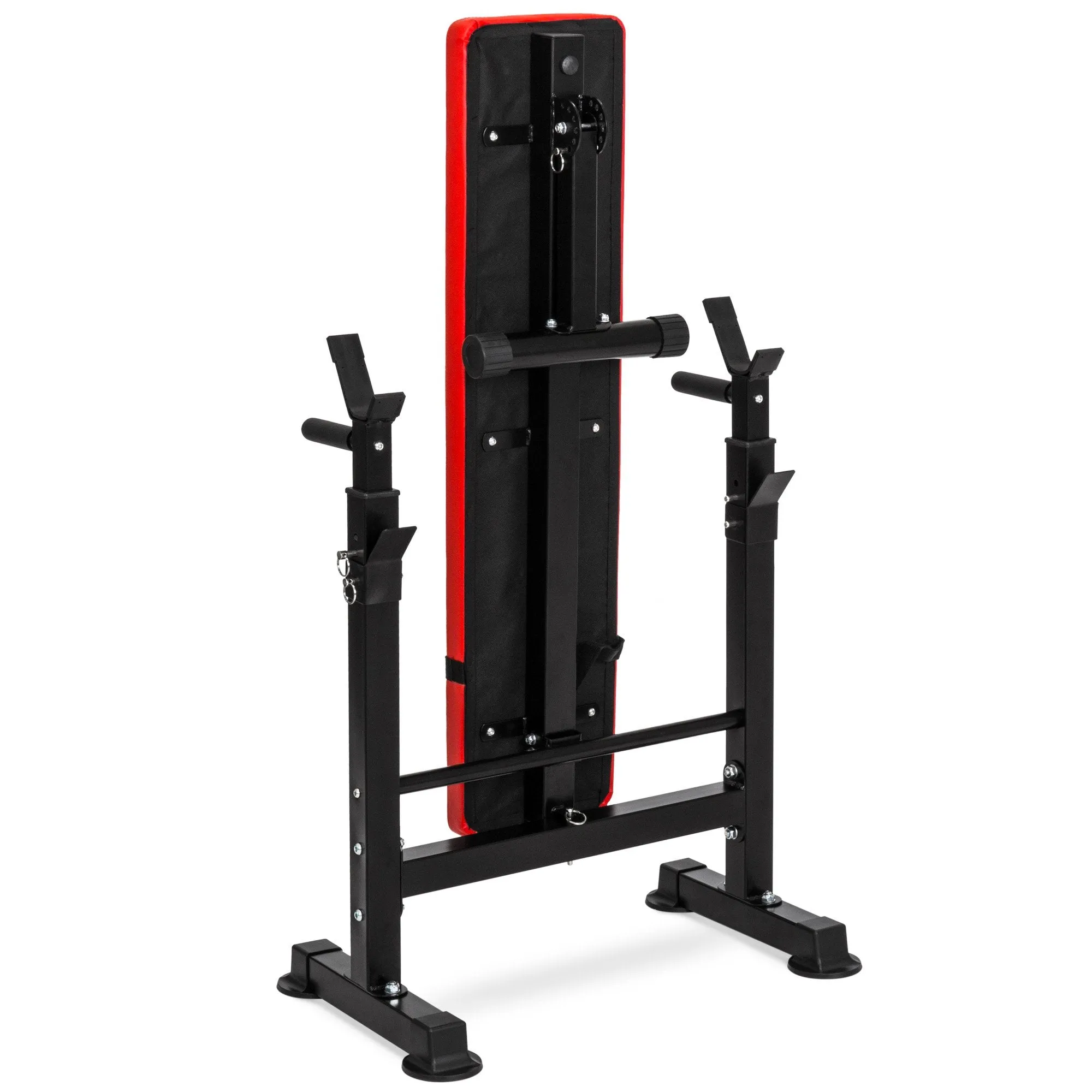 Adjustable Barbell Rack and Weight Bench