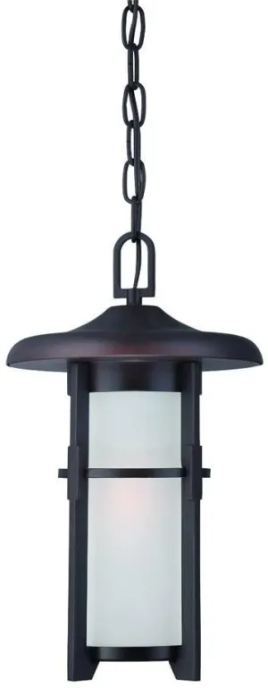 Alico Lighting 9366ABZ Acclaim Lighting Architectural Bronze Finished Outdoor Pendant with Frosted Glass Shades