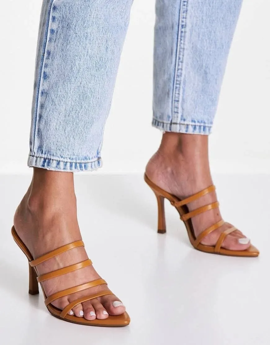 ASOS - Napa Pointed Insole Heeled Mules