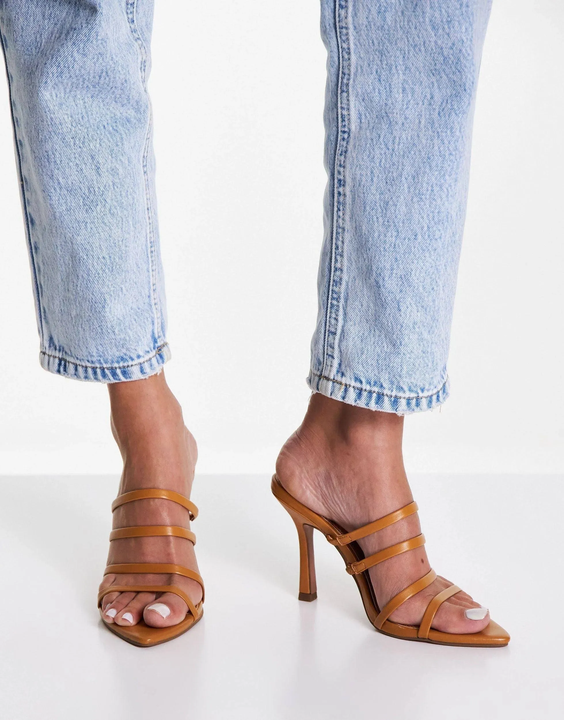 ASOS - Napa Pointed Insole Heeled Mules