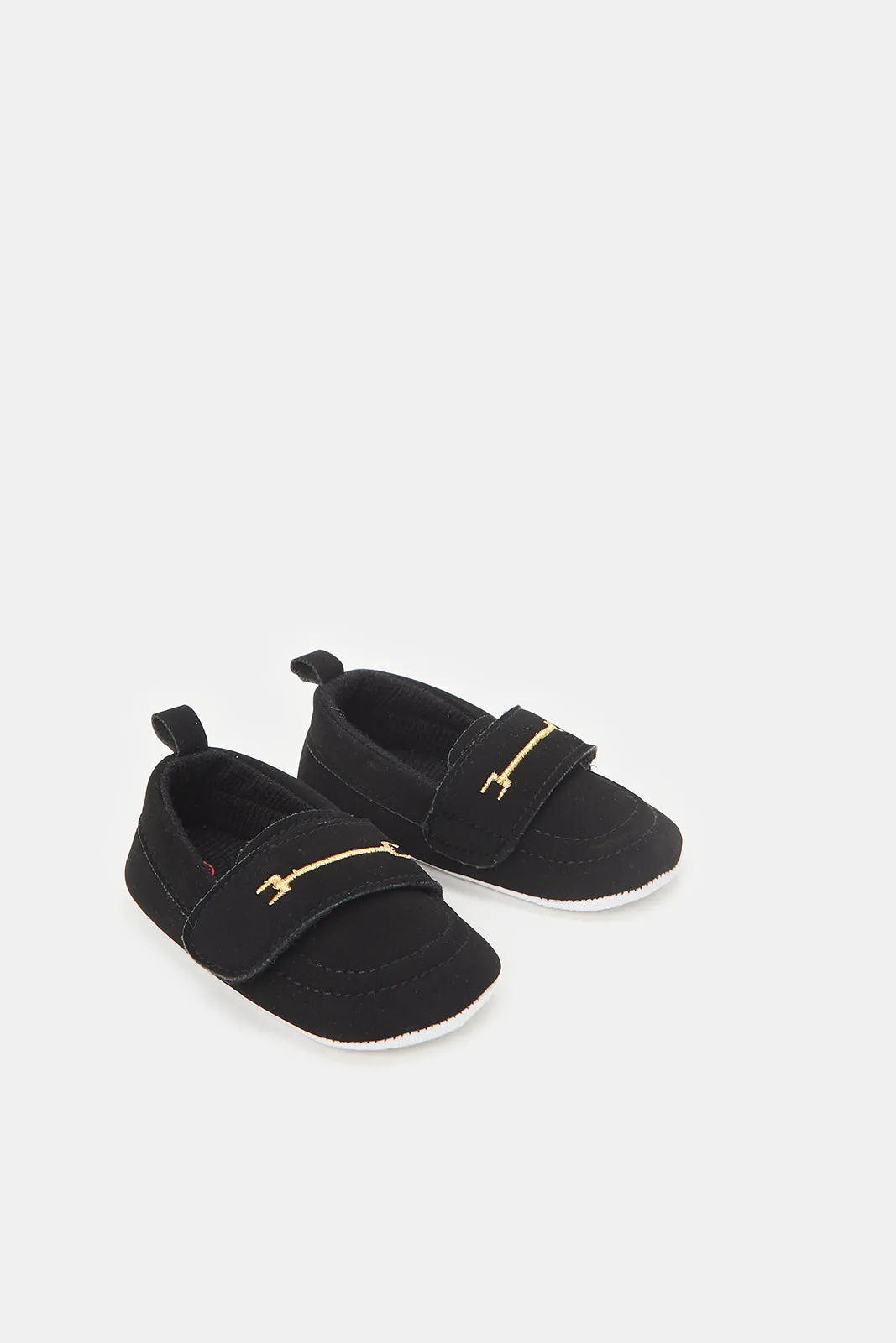 Baby Black Pram Shoes