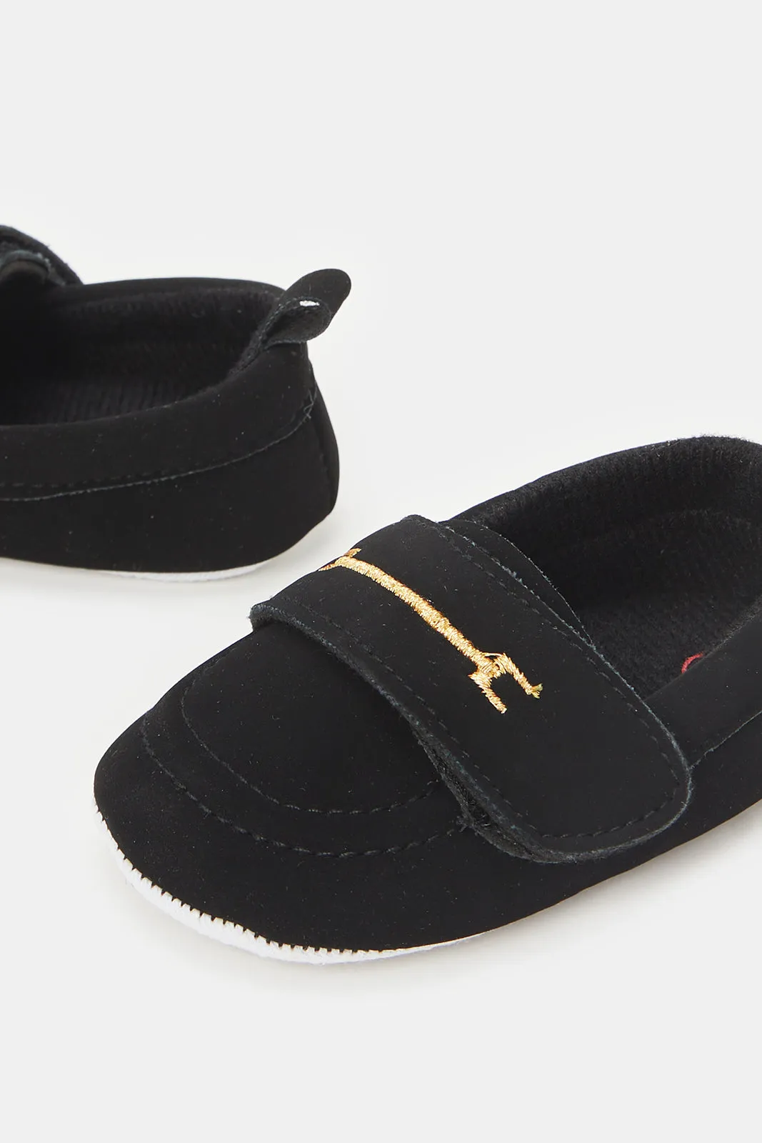 Baby Black Pram Shoes