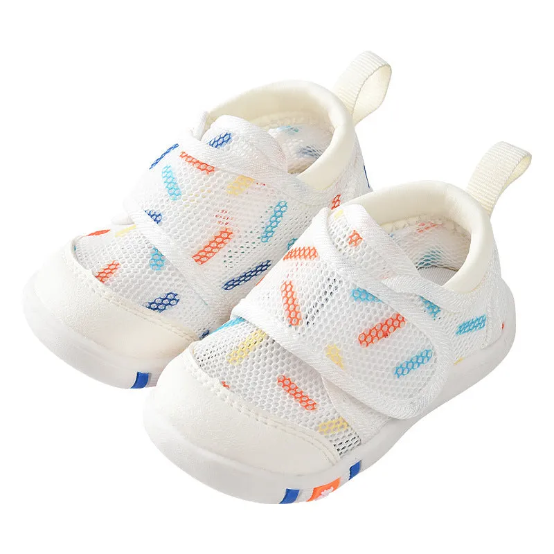 Baby Sandals Men's Summer Toddler  0 1-2 Years Old Baby Non-slip Soft Bottom Infant Mesh Surface Shoe