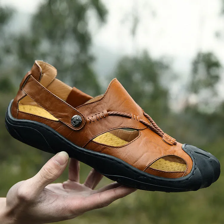 Baotou men's casual shoes sandals sandals outdoor sandal shoes wholesale on behalf of a collision trend