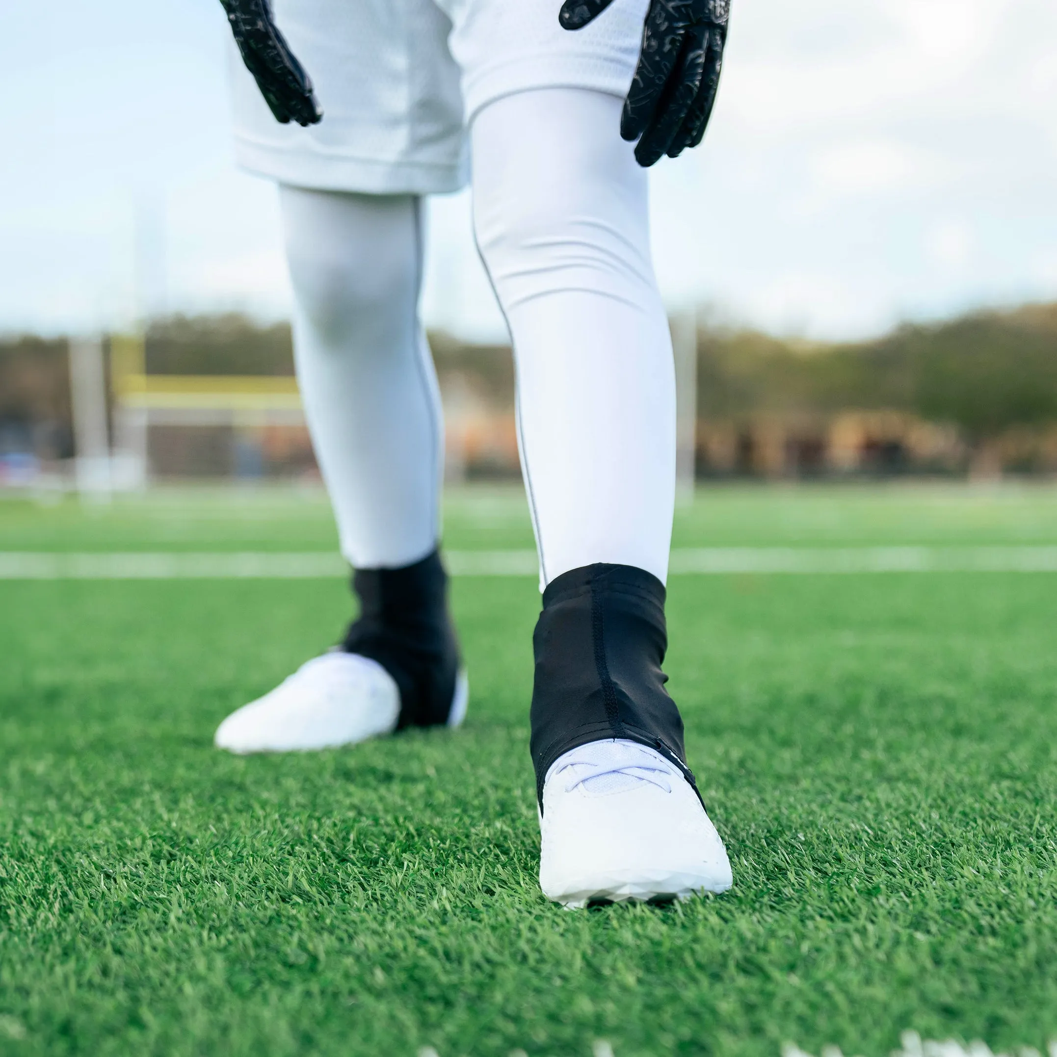 Basic Black Kids Spats / Cleat Covers