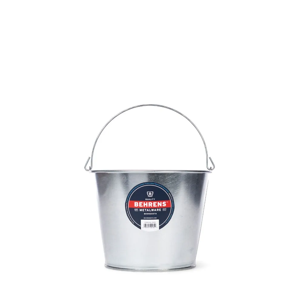 Behrens 5 Quart Hot Dipped Steel Pail