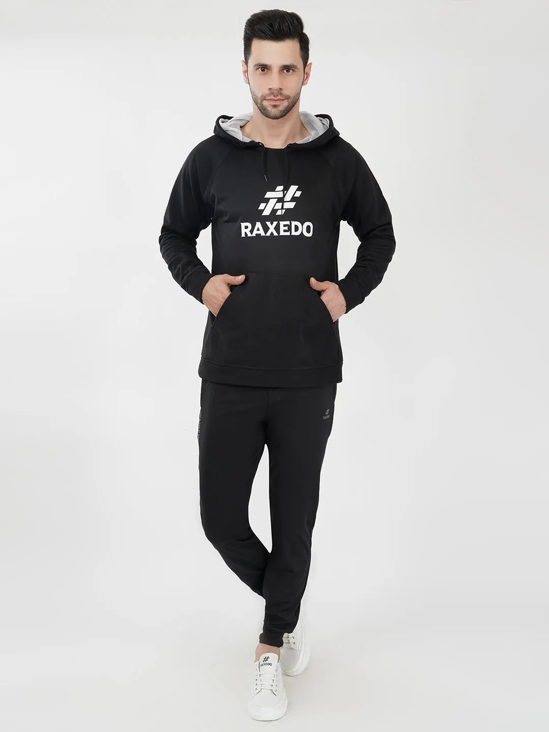 Black Hoodies for Men - Mesh Hoodie