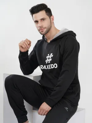 Black Hoodies for Men - Mesh Hoodie