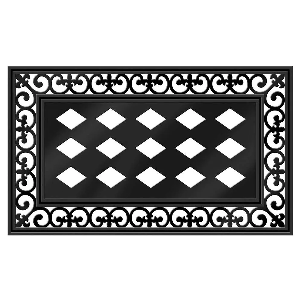 Black Scroll SASSAFRAS Mat Tray