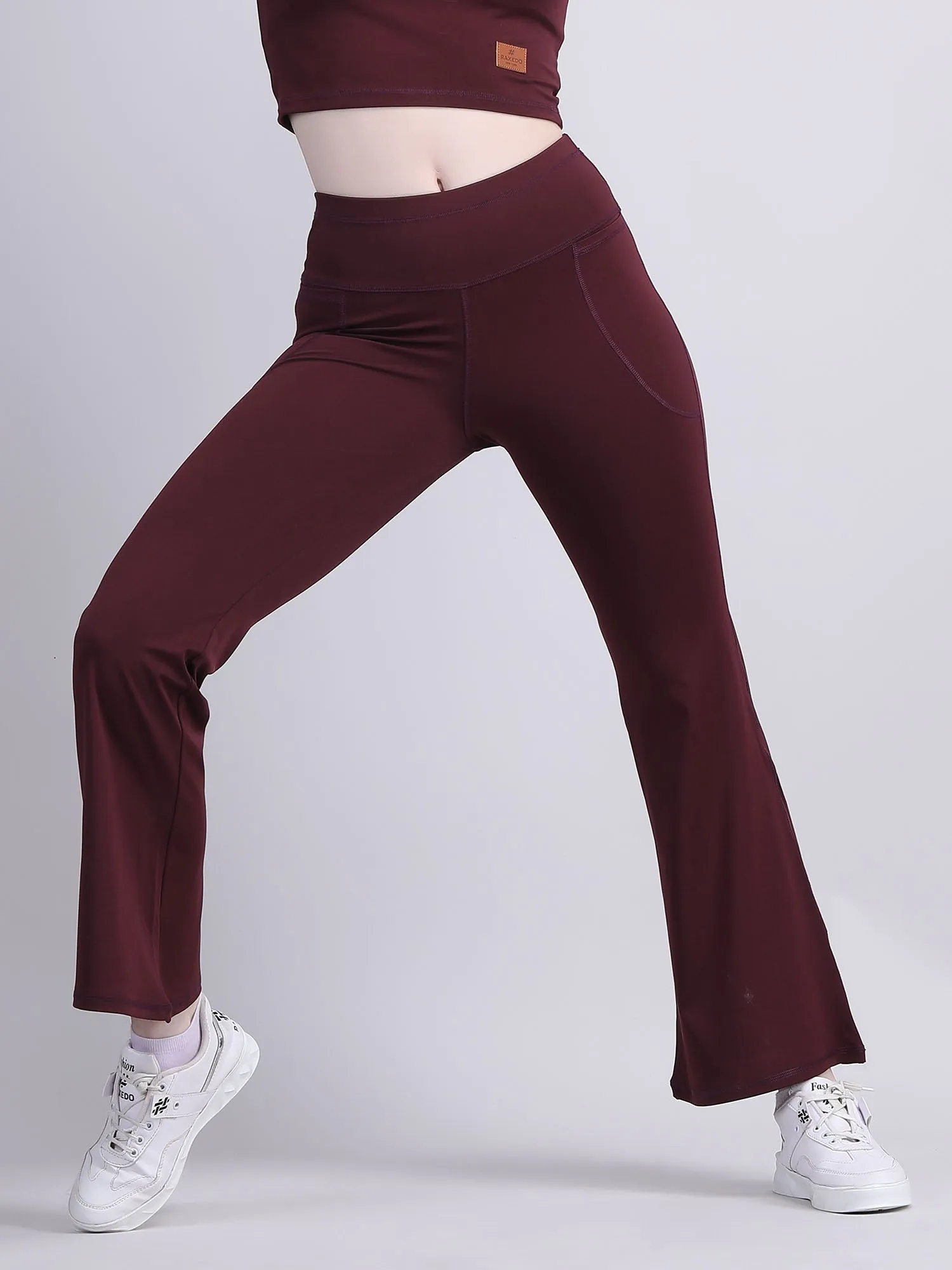 Bootcut gym pants women's