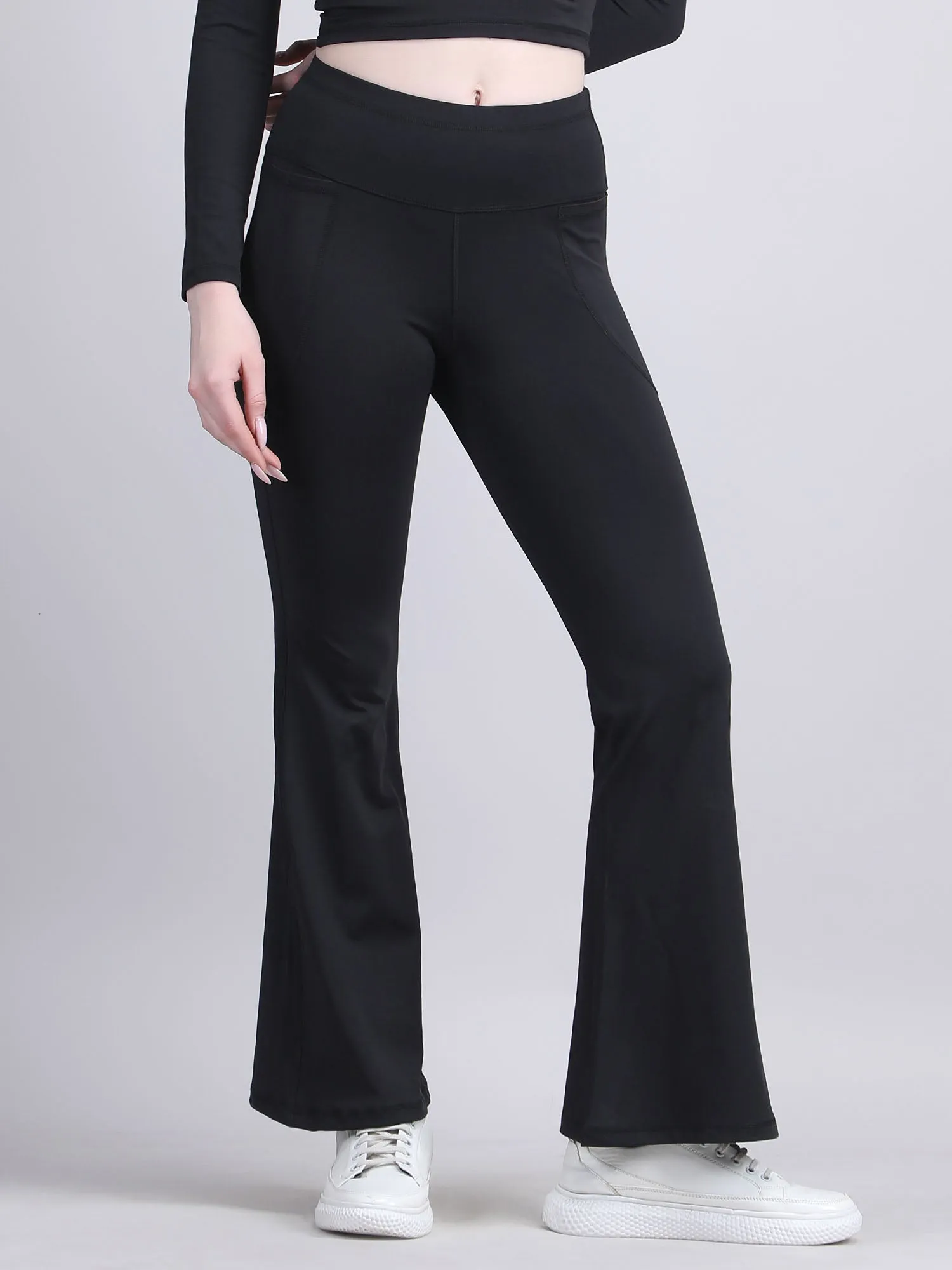 Bootcut gym pants women's