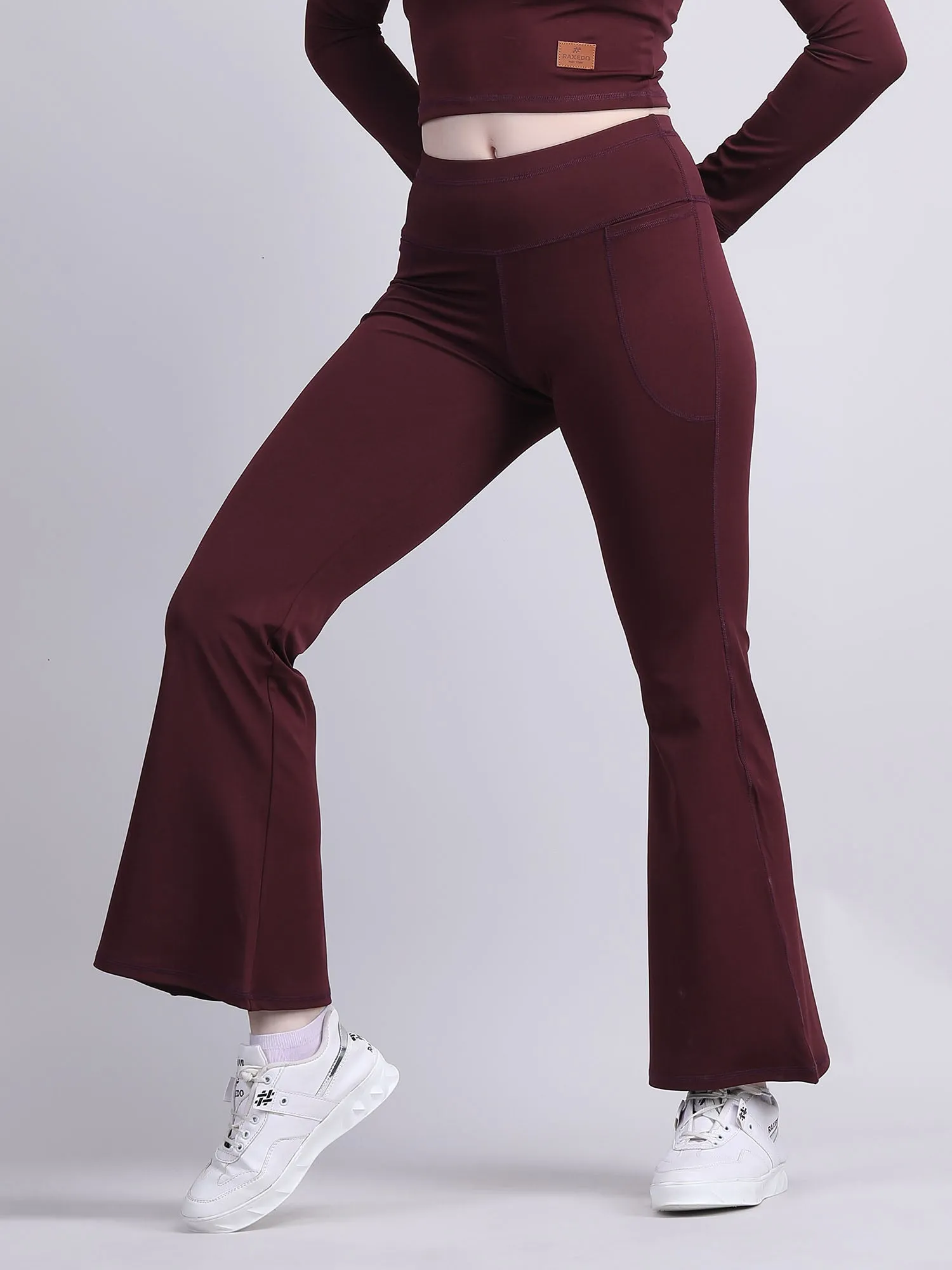 Bootcut gym pants women's