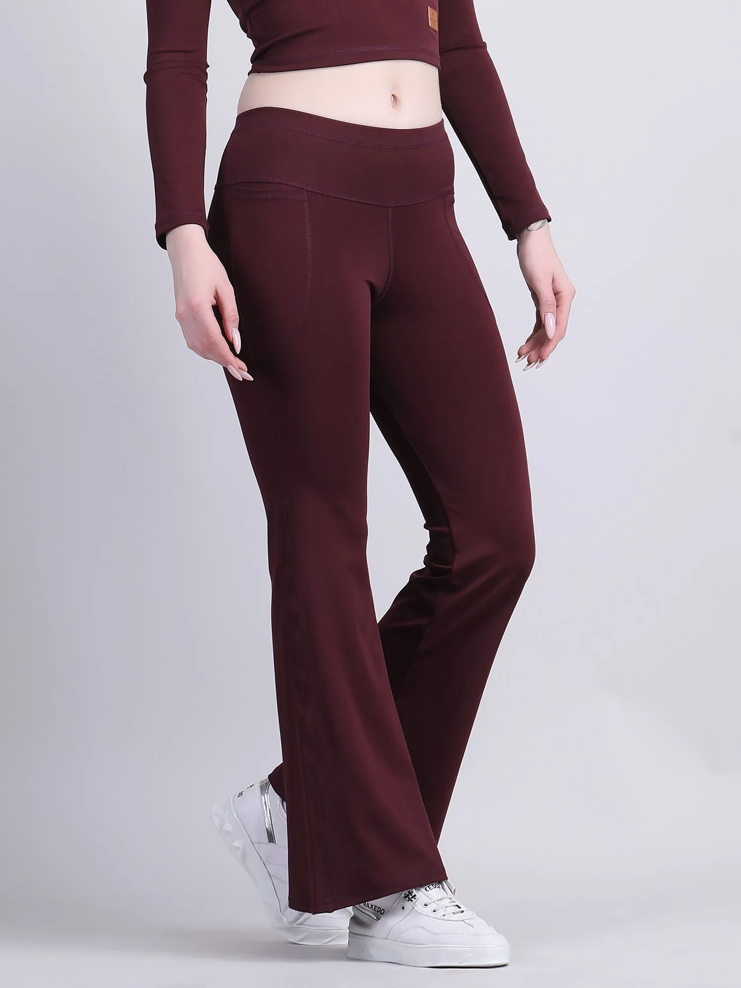 Bootcut yoga pants women's