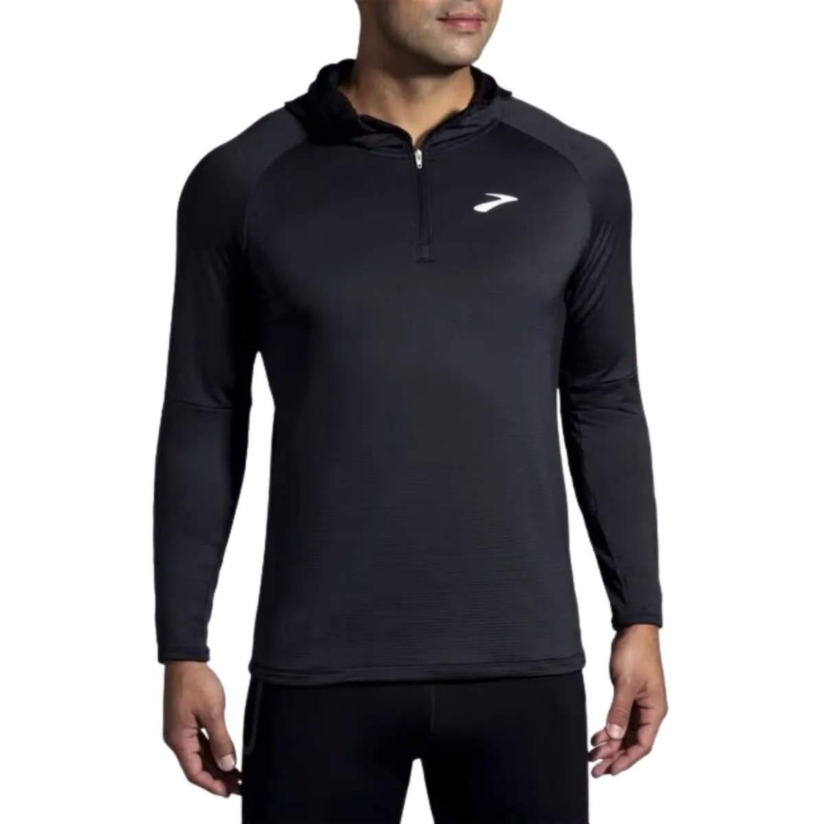 Brooks Notch 2.0 Black Thermal Sweatshirt