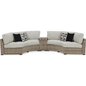 Calworth 3 Piece Outdoor Sectional