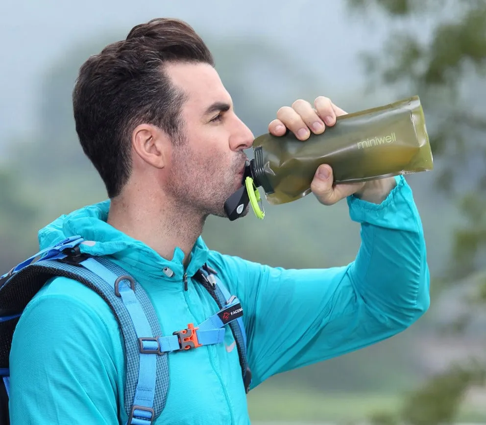 Camping Water Purification Filtered Bottle