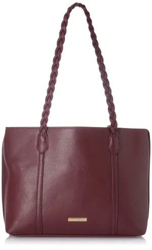 Caprese womens ORLA T Medium PLUM Tote Bag