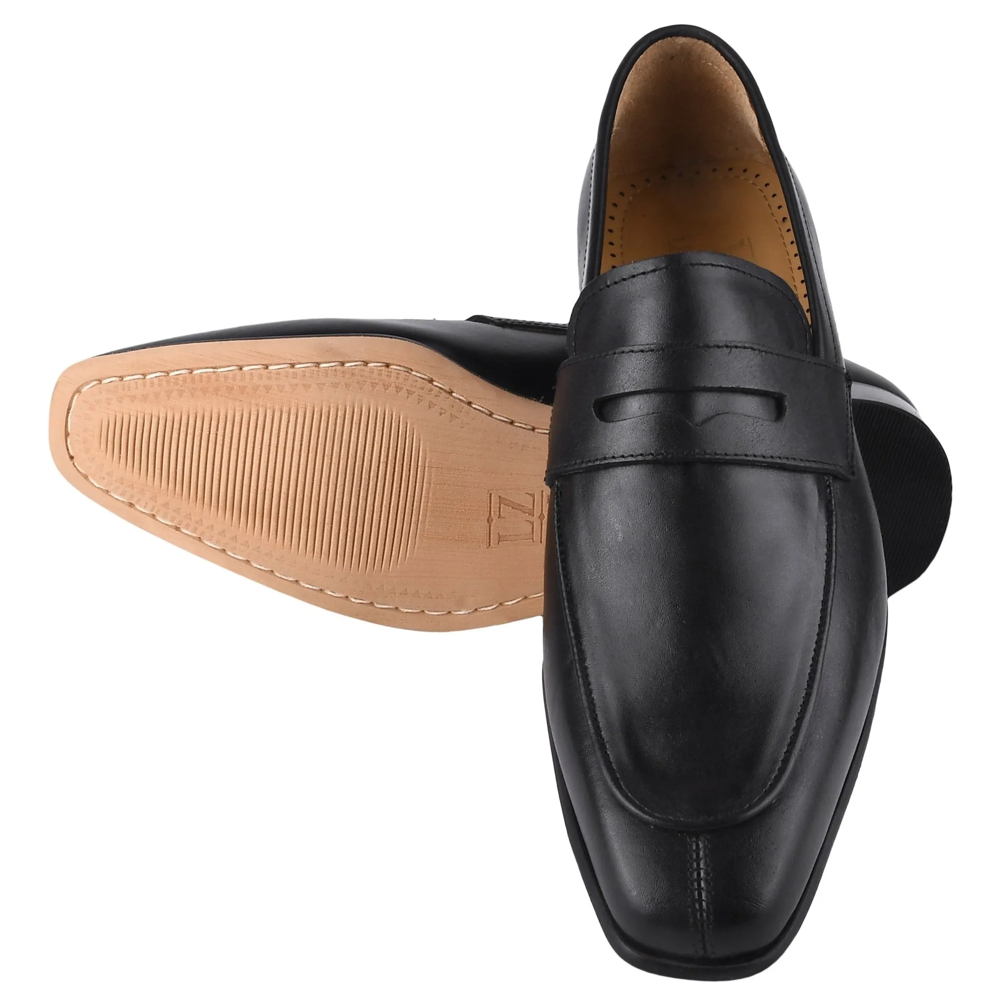 Charles Handmade Leather Slip-On Men Loafer Shoes