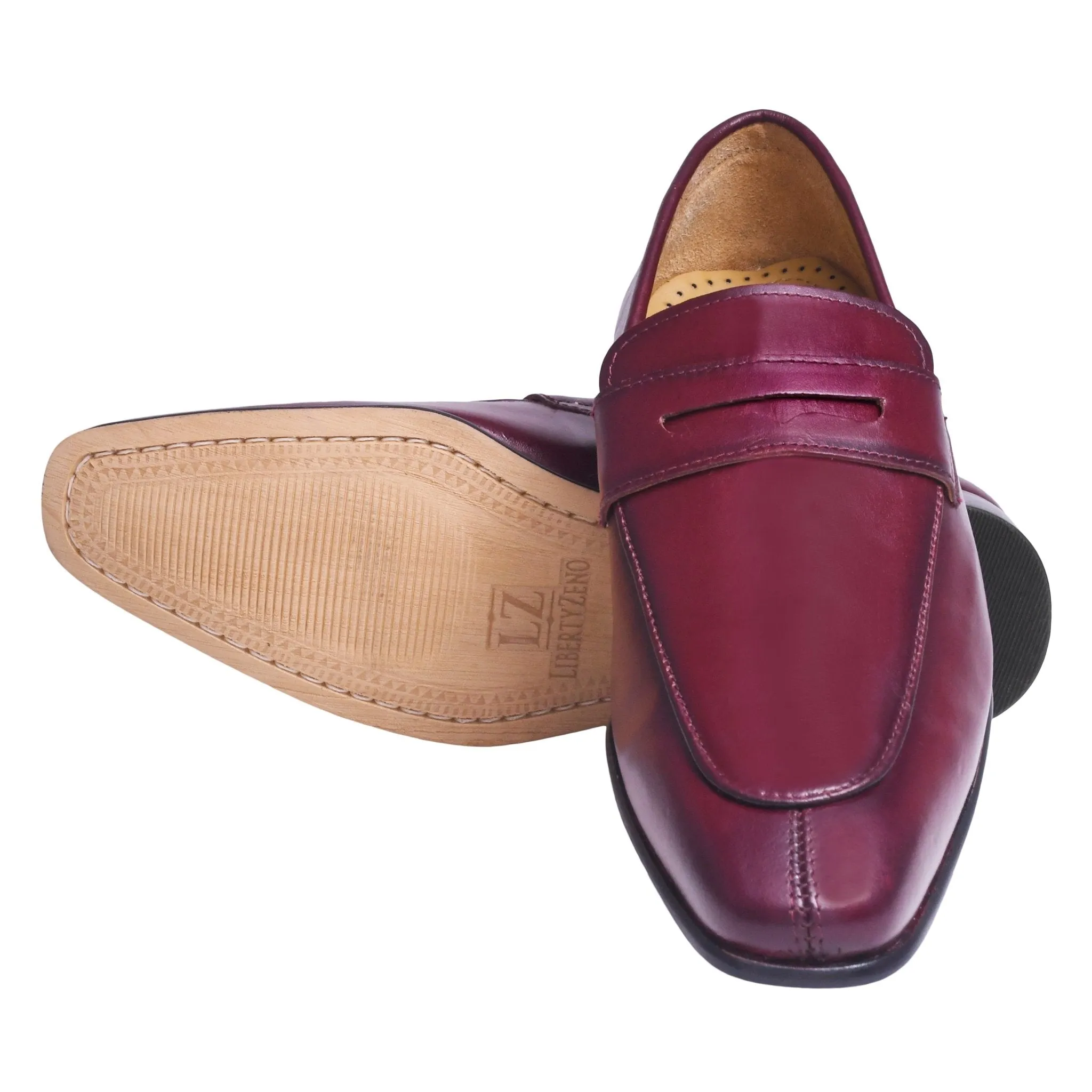 Charles Handmade Leather Slip-On Men Loafer Shoes