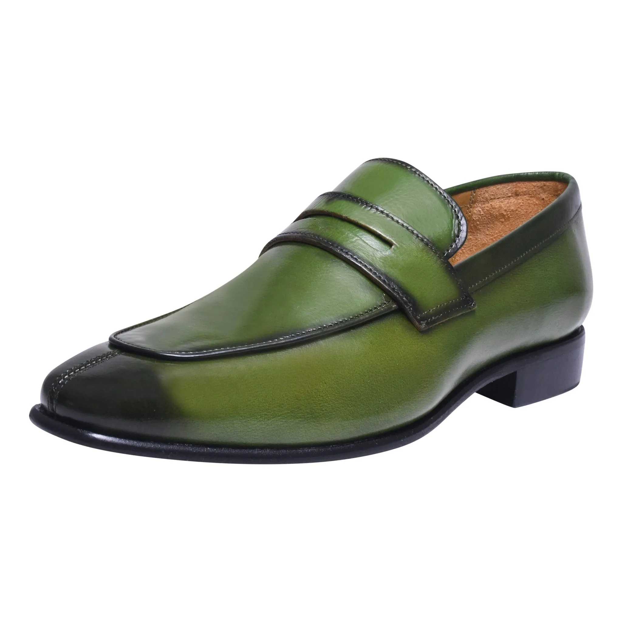 Charles Handmade Leather Slip-On Men Loafer Shoes