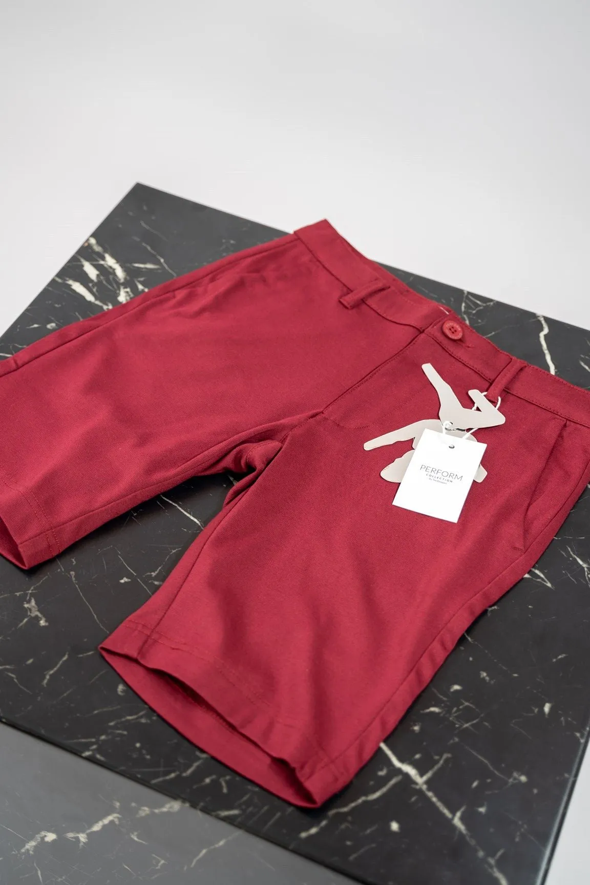 Chino Shorts - Burgundy