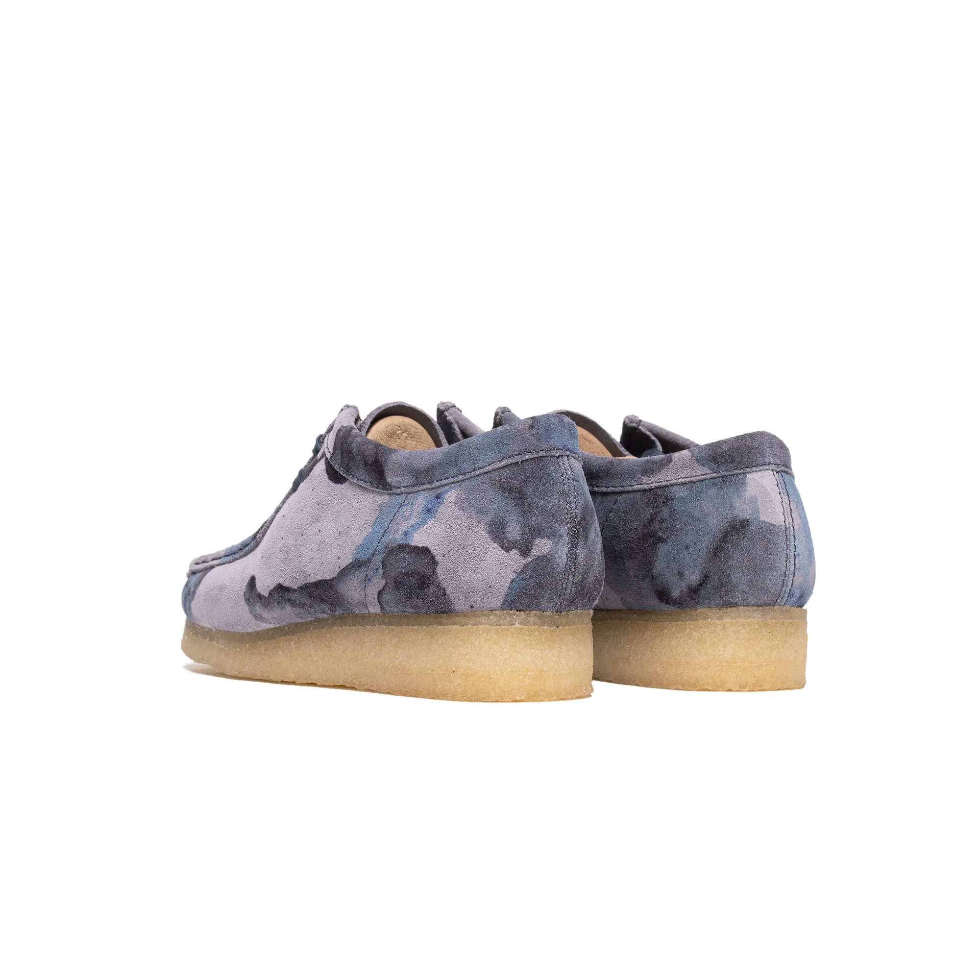 Clarks Mens Blue Camo Shoes