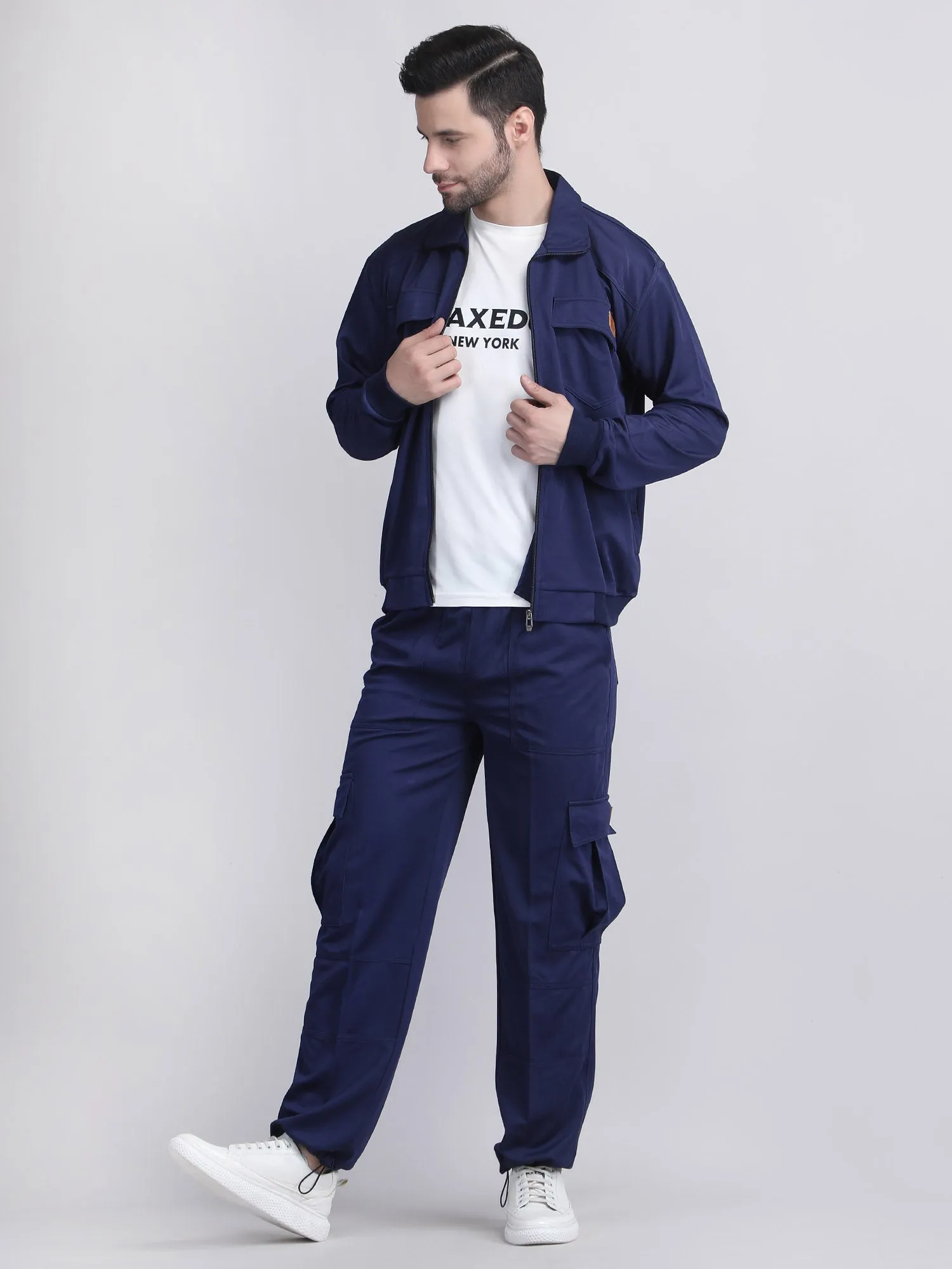 co ord sets for men - Utility Jacket and Pant Co-ord Set - Dry-FIT