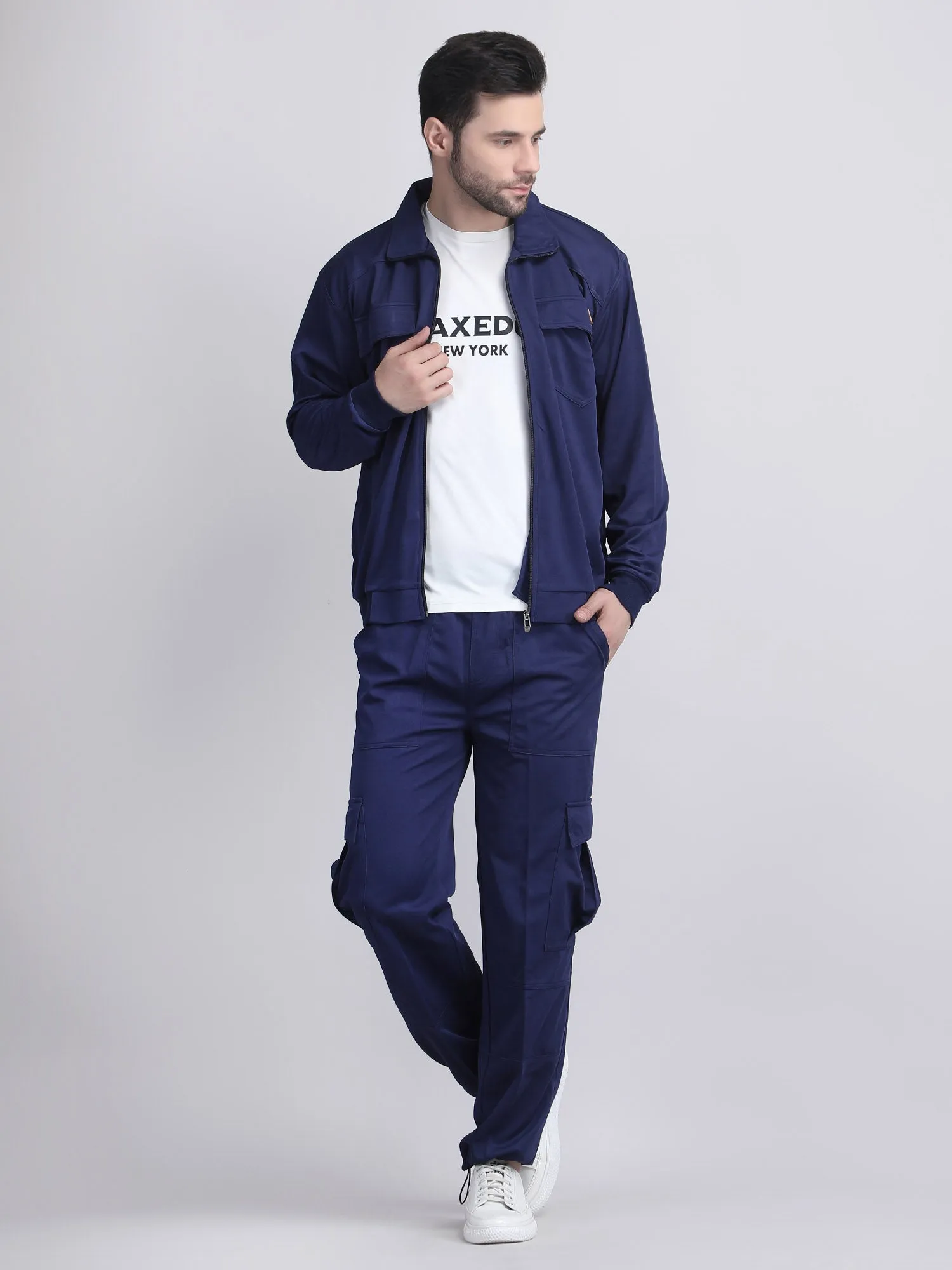 co ord sets for men - Utility Jacket and Pant Co-ord Set - Dry-FIT