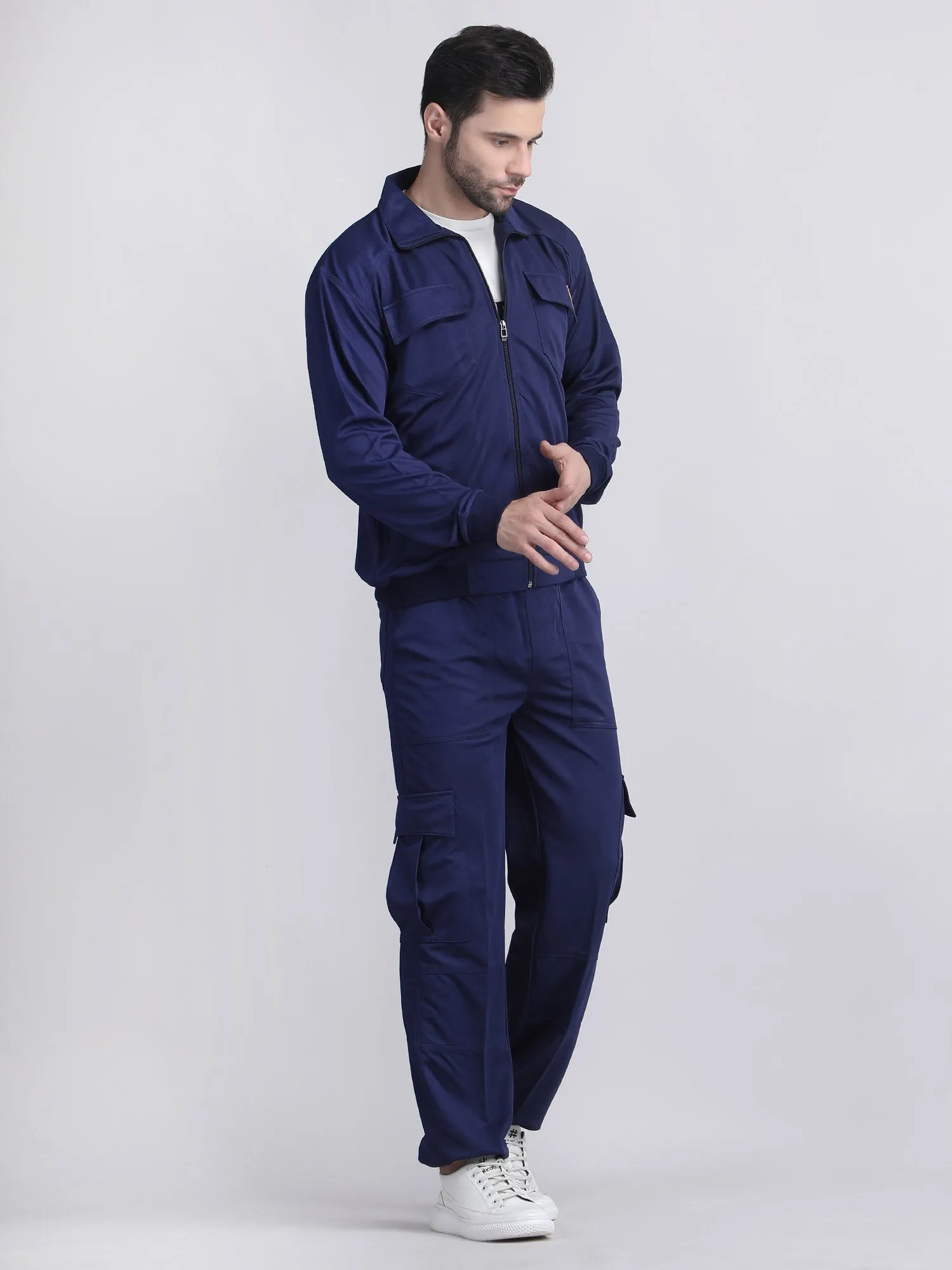 co ord sets for men - Utility Jacket and Pant Co-ord Set - Dry-FIT