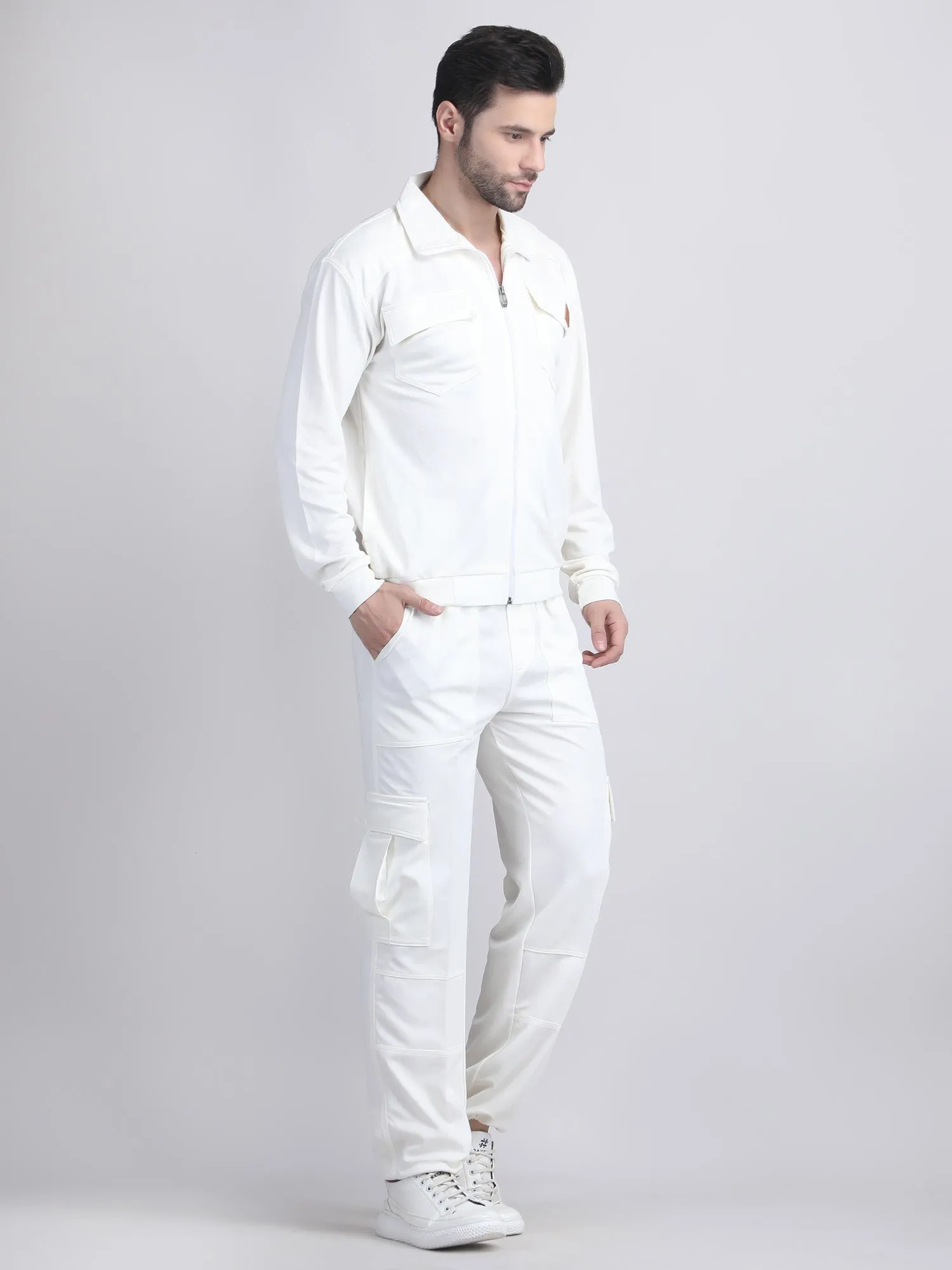 co ord sets for men - Utility Jacket and Pant Co-ord Set - Dry-FIT