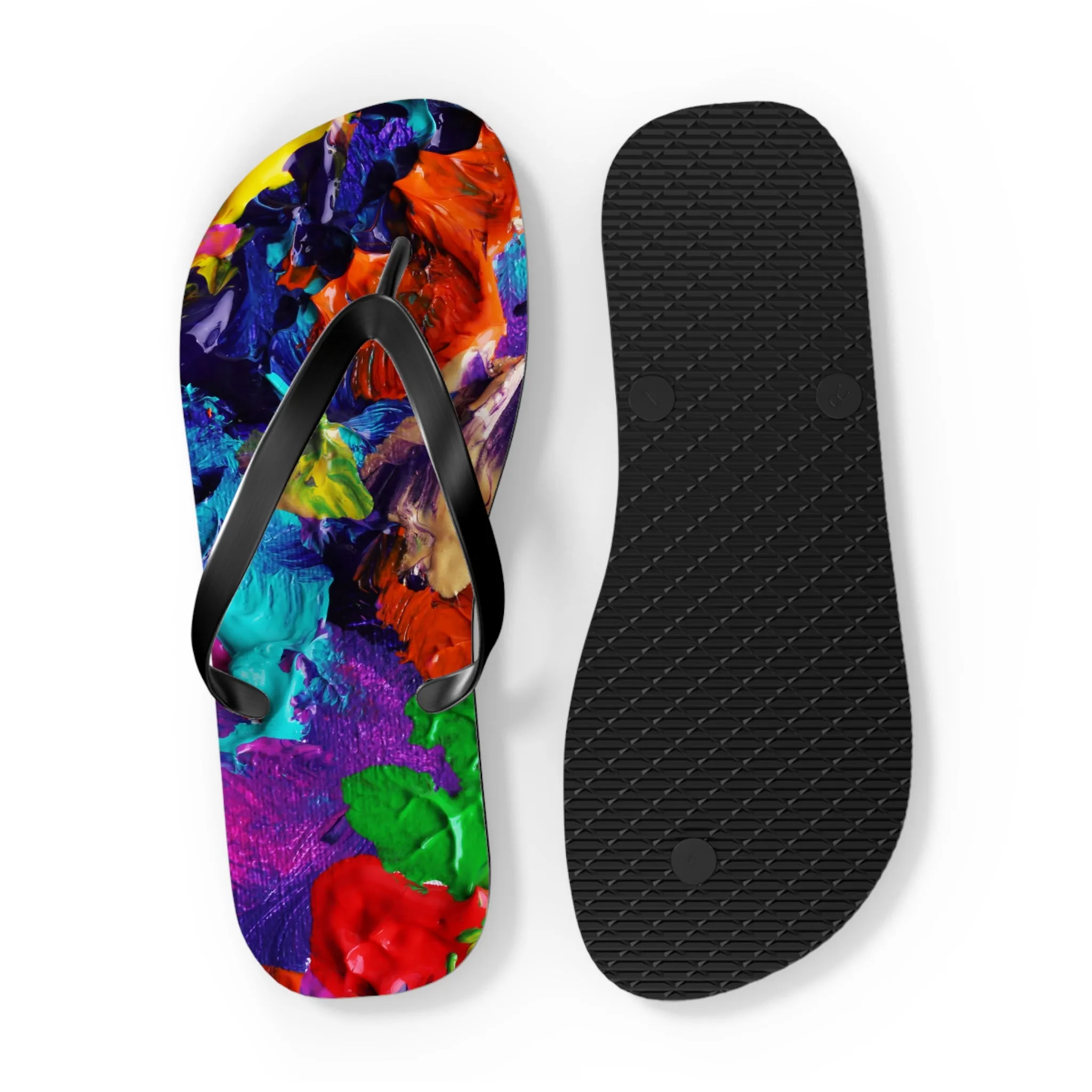 Color Paintings - Inovax Flip Flops