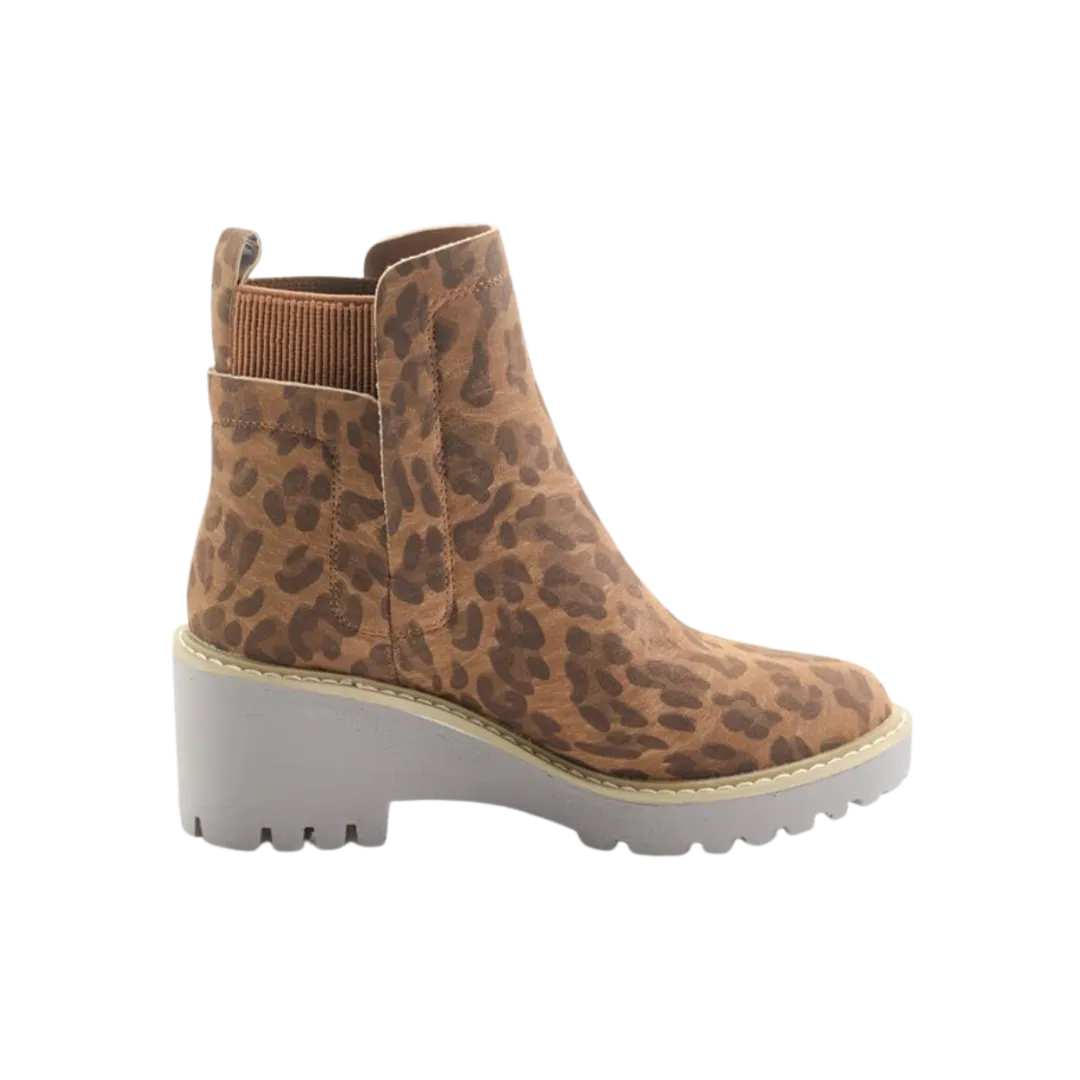 Corky's Women's Basic Brown Leopard Bootie