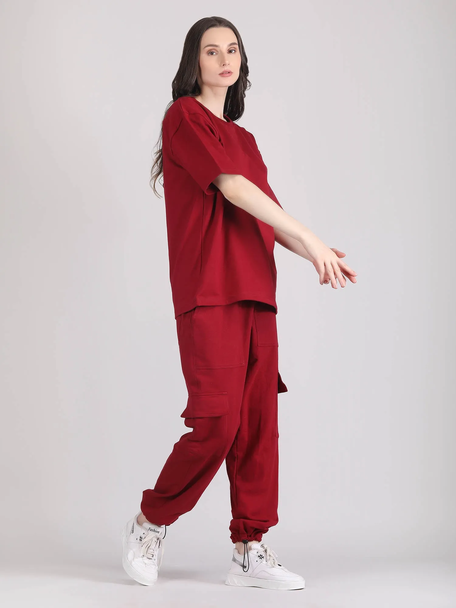 cotton co ord set - Oversized co ord set women's