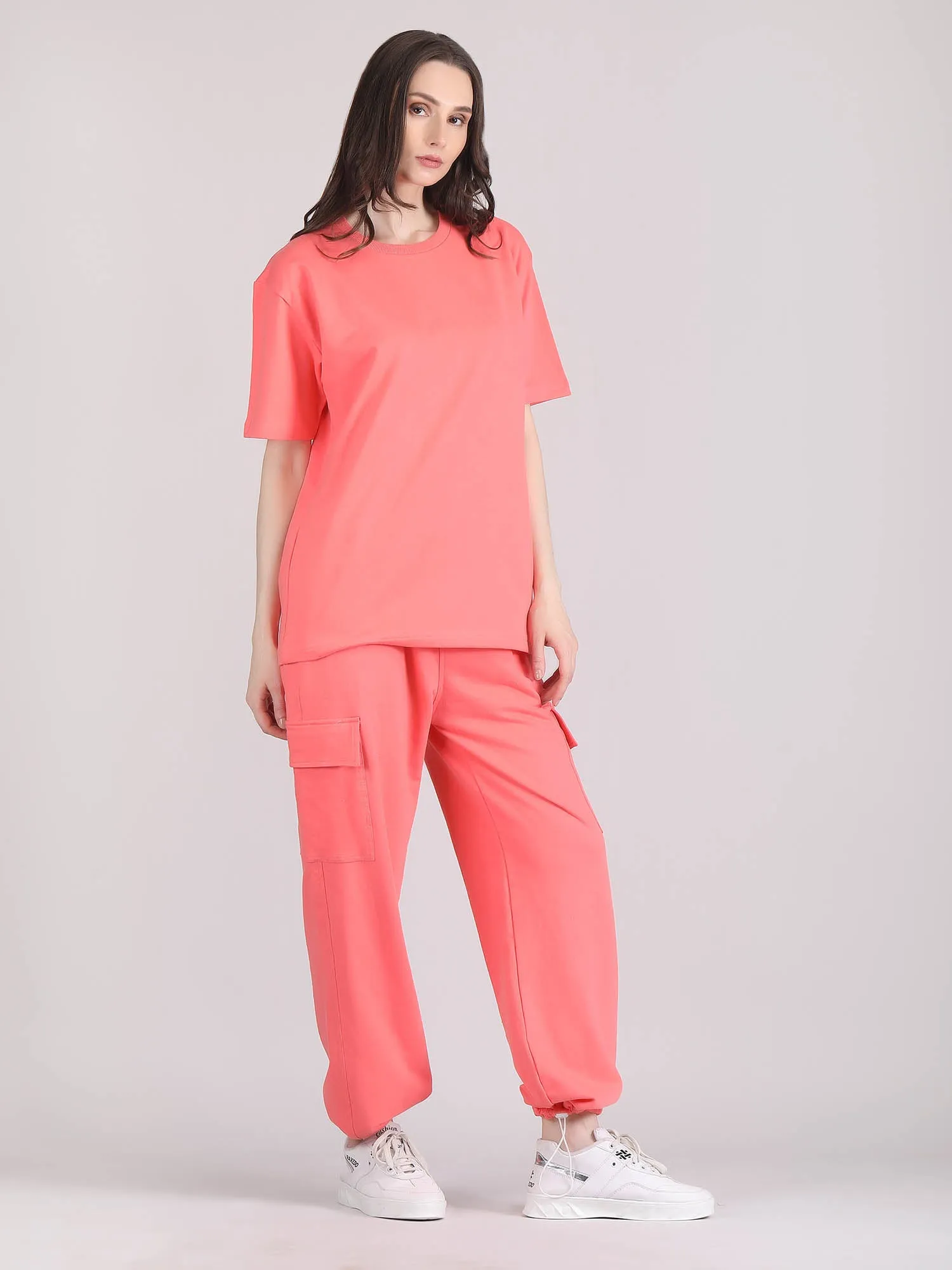 cotton co ord set - Oversized co ord set women's