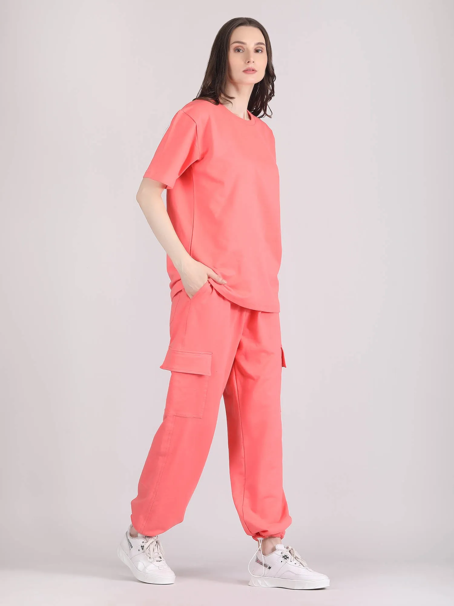 cotton co ord set - Oversized co ord set women's