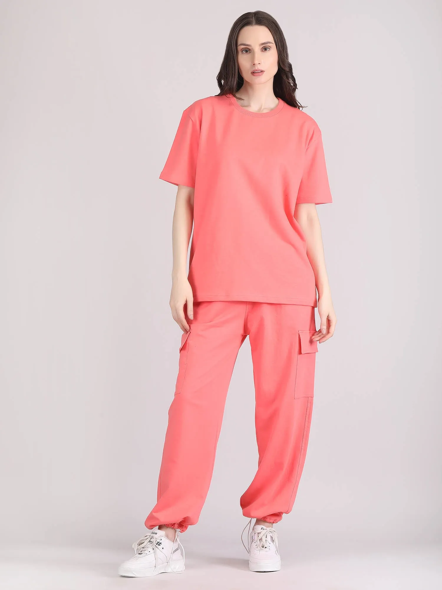 cotton co ord set - Oversized co ord set women's