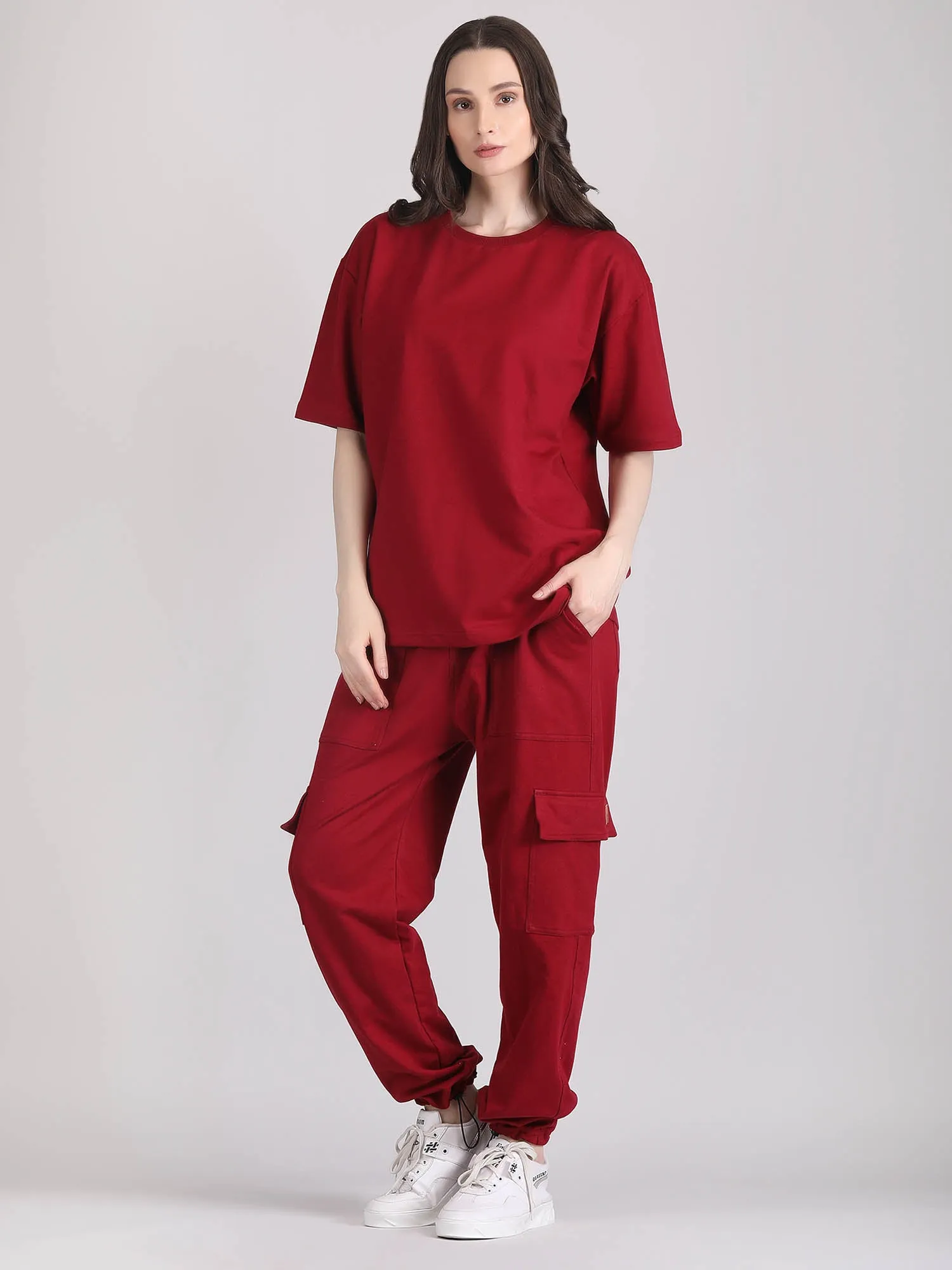 cotton co ord set - Oversized co ord set women's