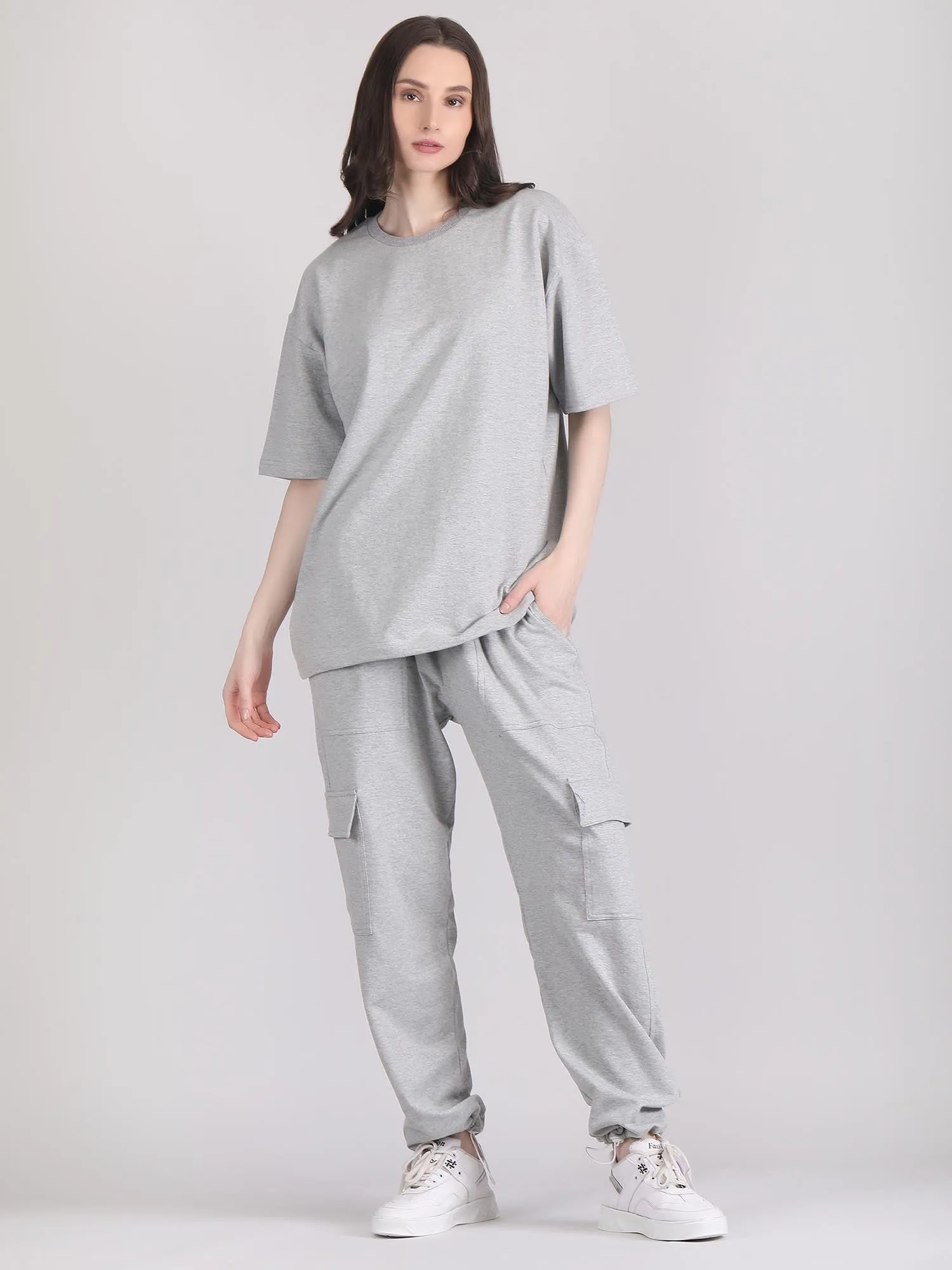 cotton co ord set - Oversized co ord set women's