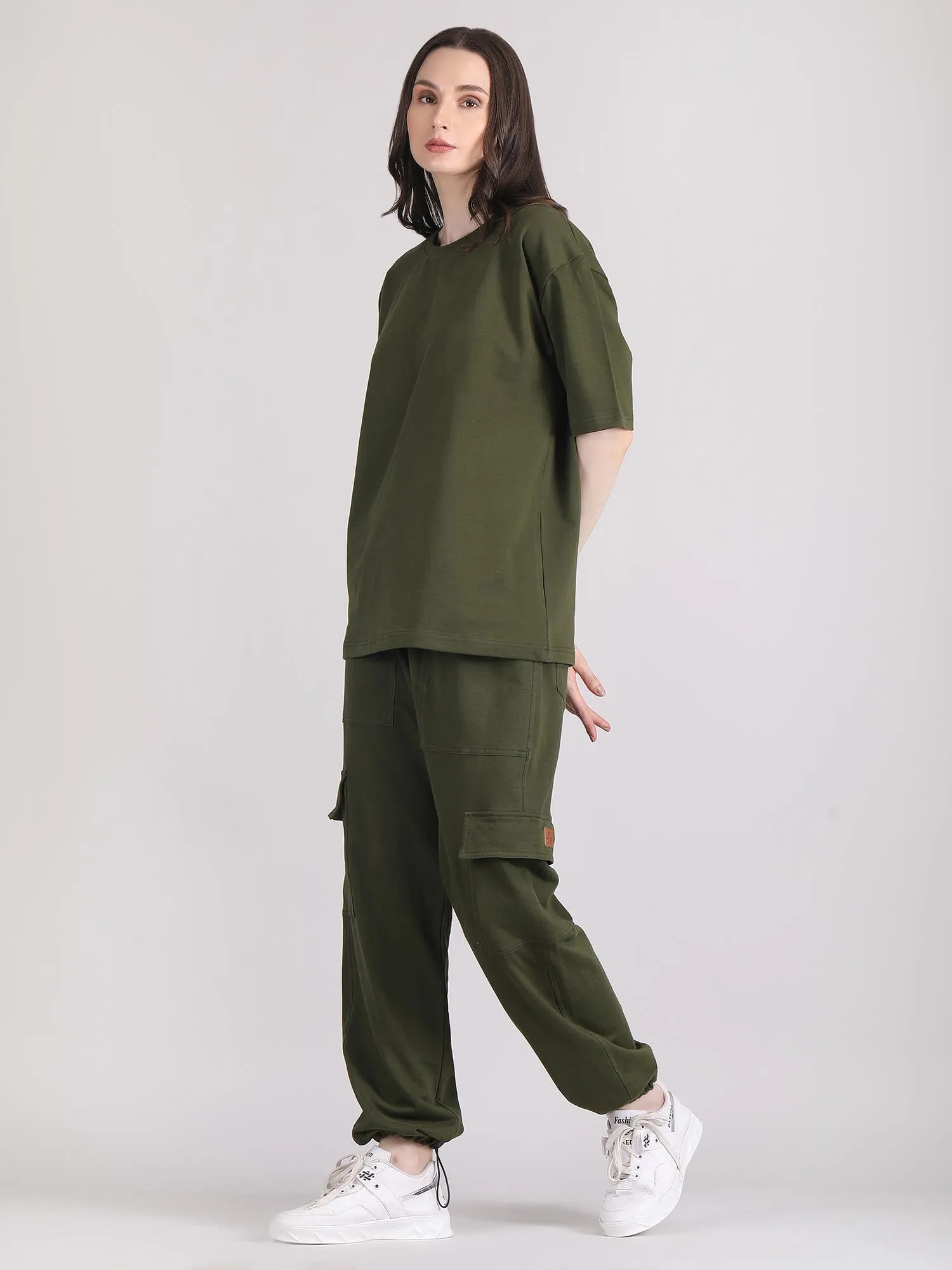 cotton co ord set - Oversized co ord set women's