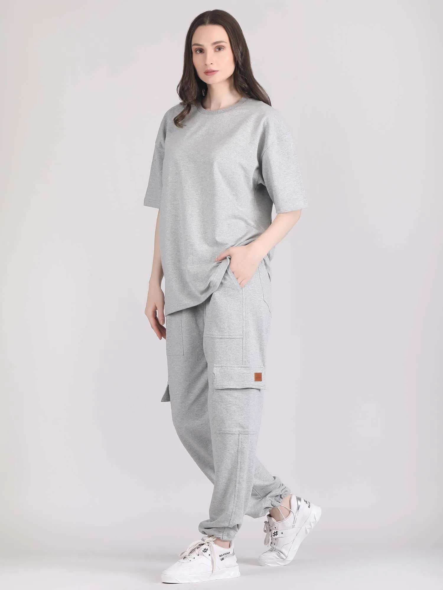 cotton co ord set - Oversized co ord set women's