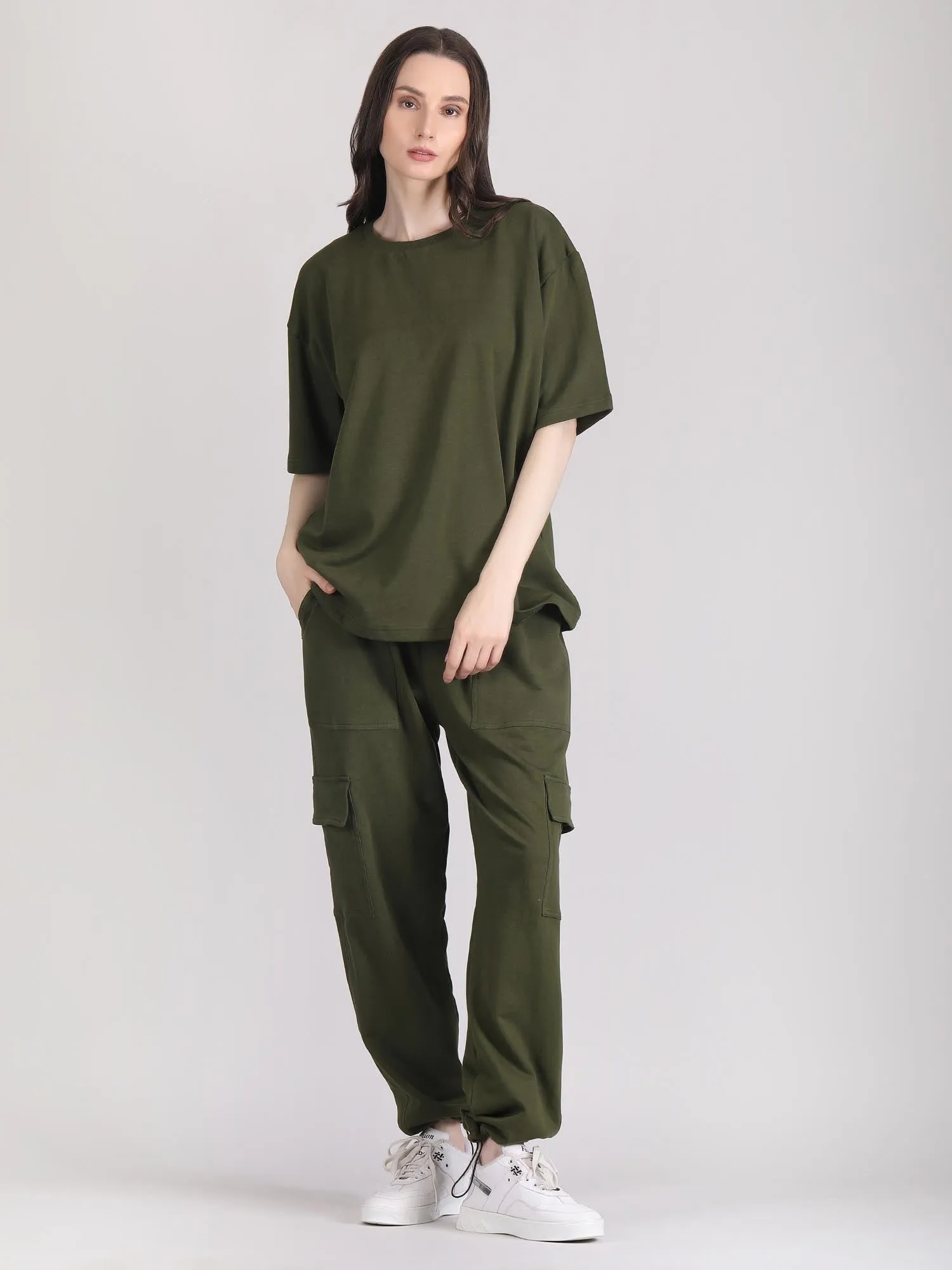 cotton co ord set - Oversized co ord set women's